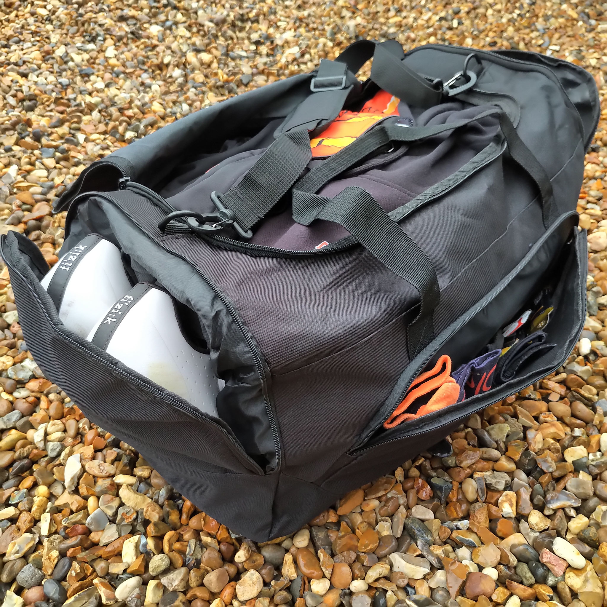 Custom Sports Bags Shoe Compartment