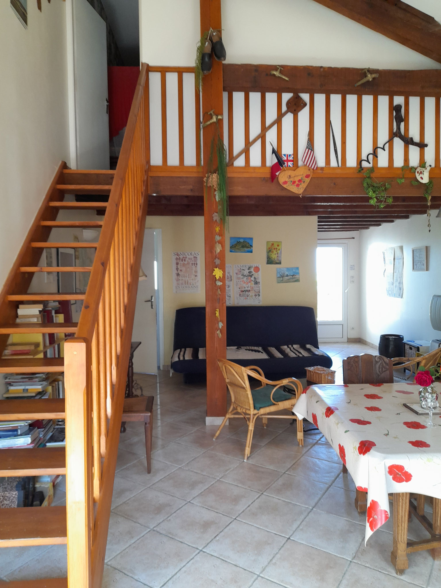 Le salon/cuisine