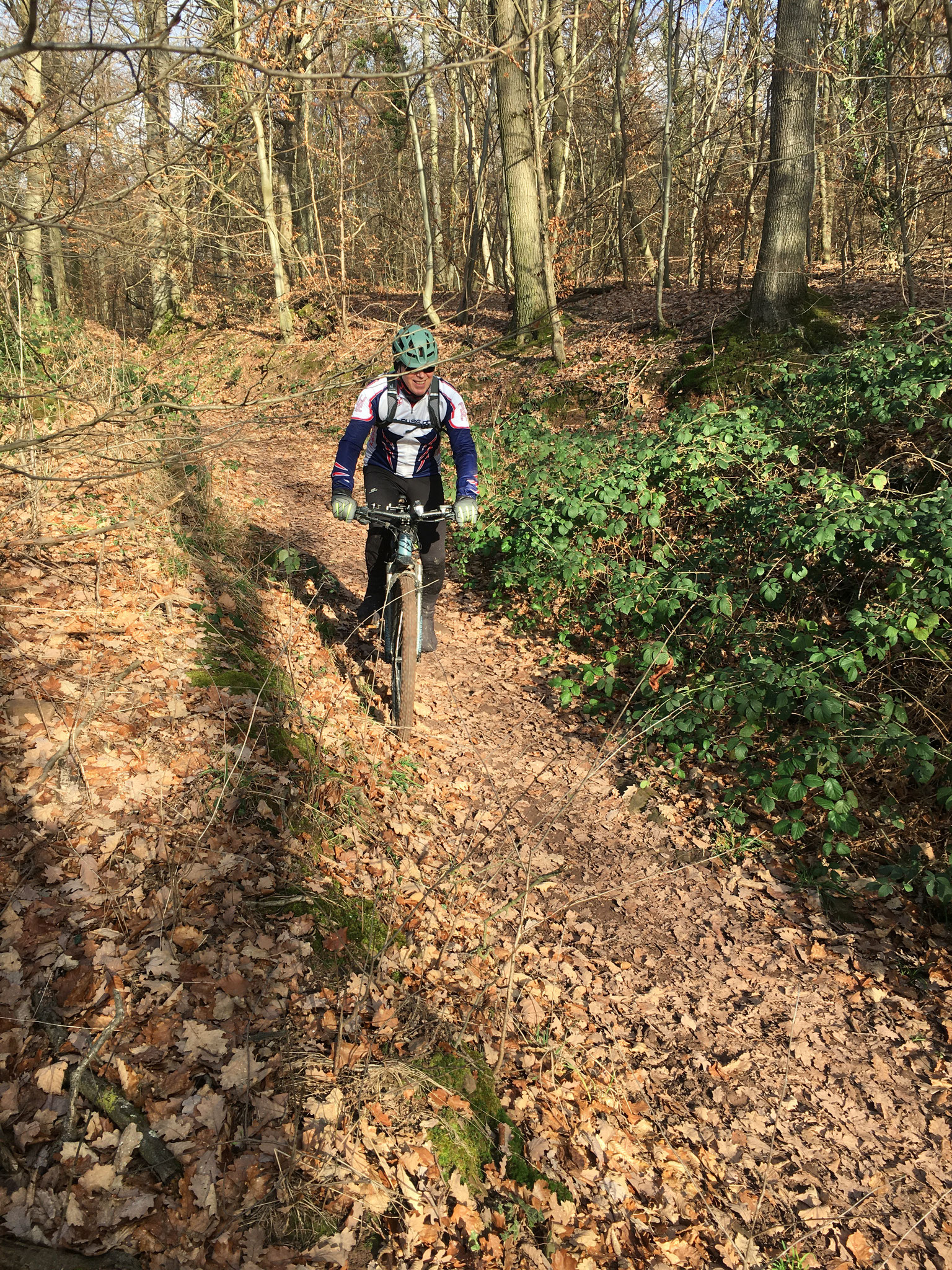 Februar 2023 - Klaus Bauer während der RSC MTB Tour