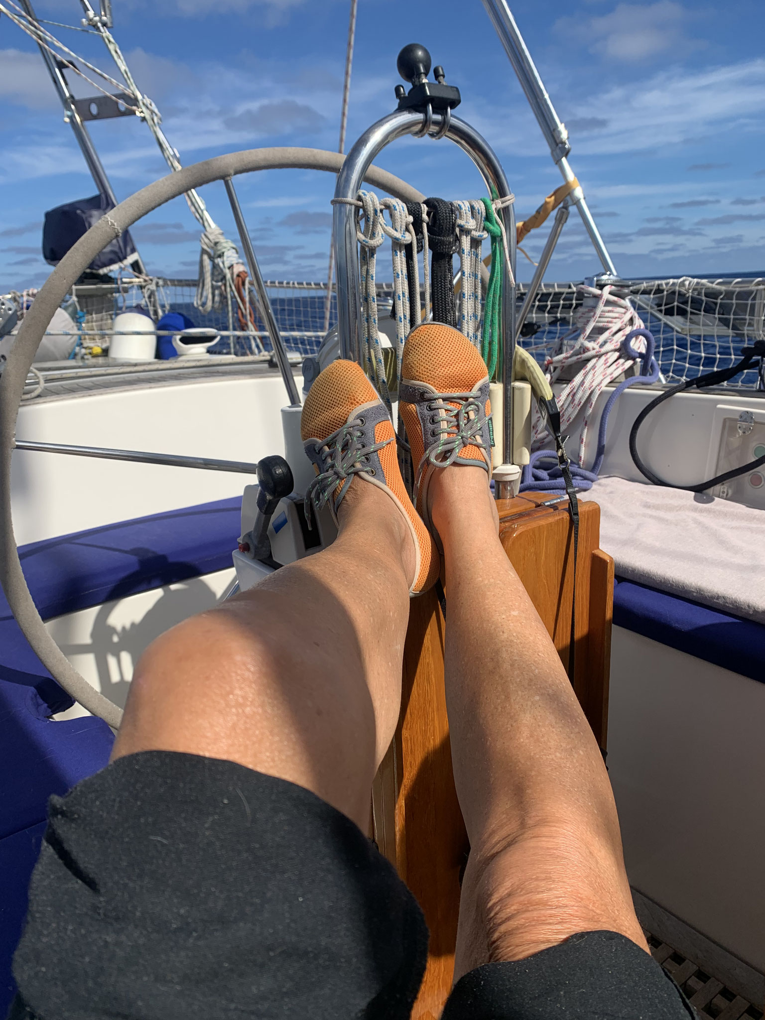 angenehmes "kurze-Hose-Wetter"