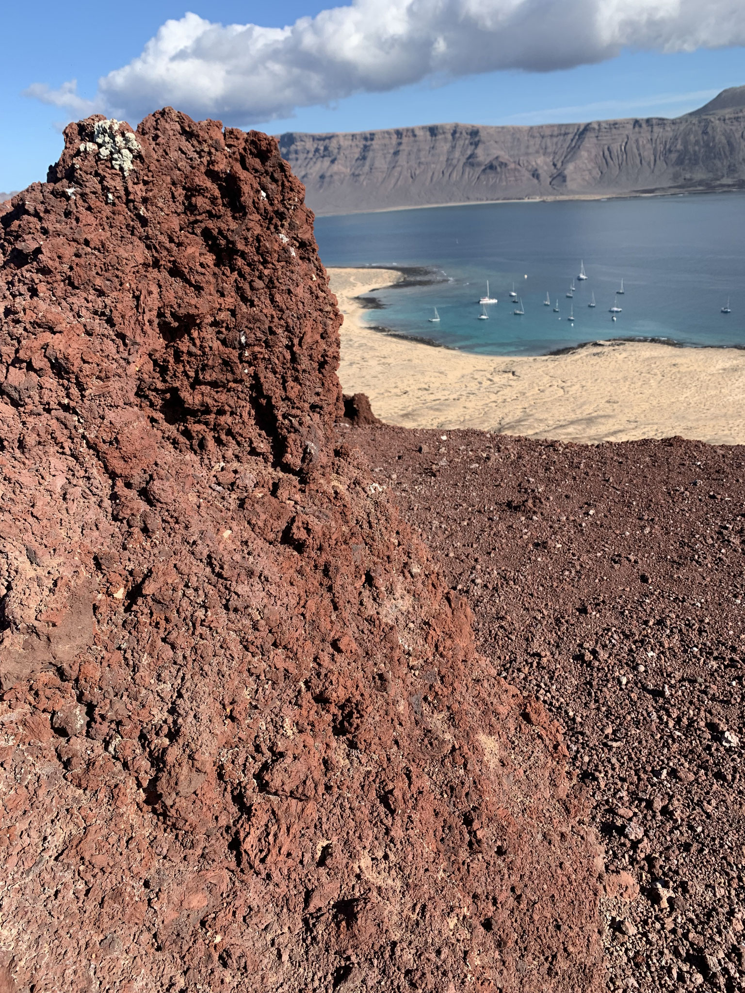 Blick vom Vulkan...