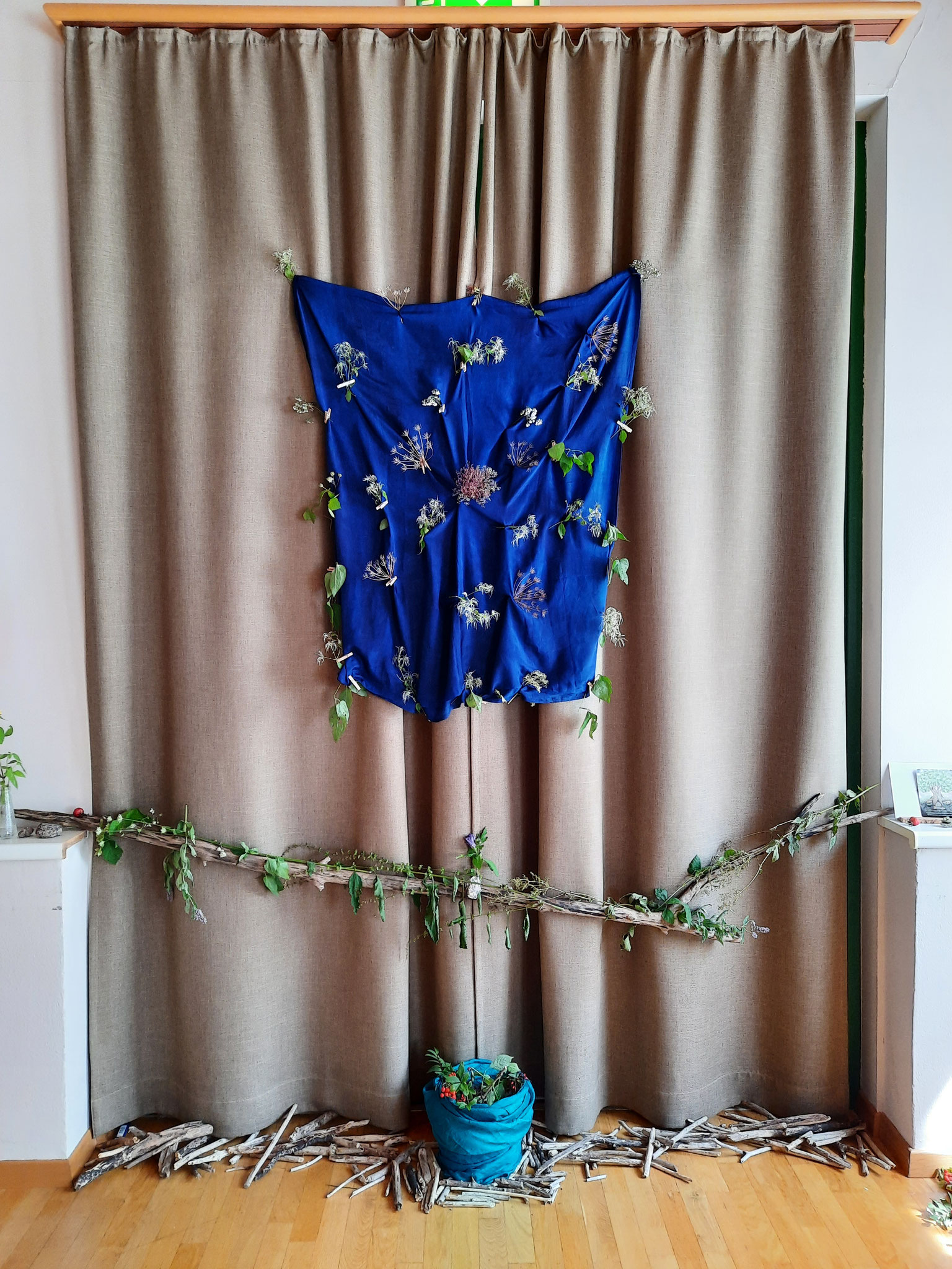 Installation im Tanzraum