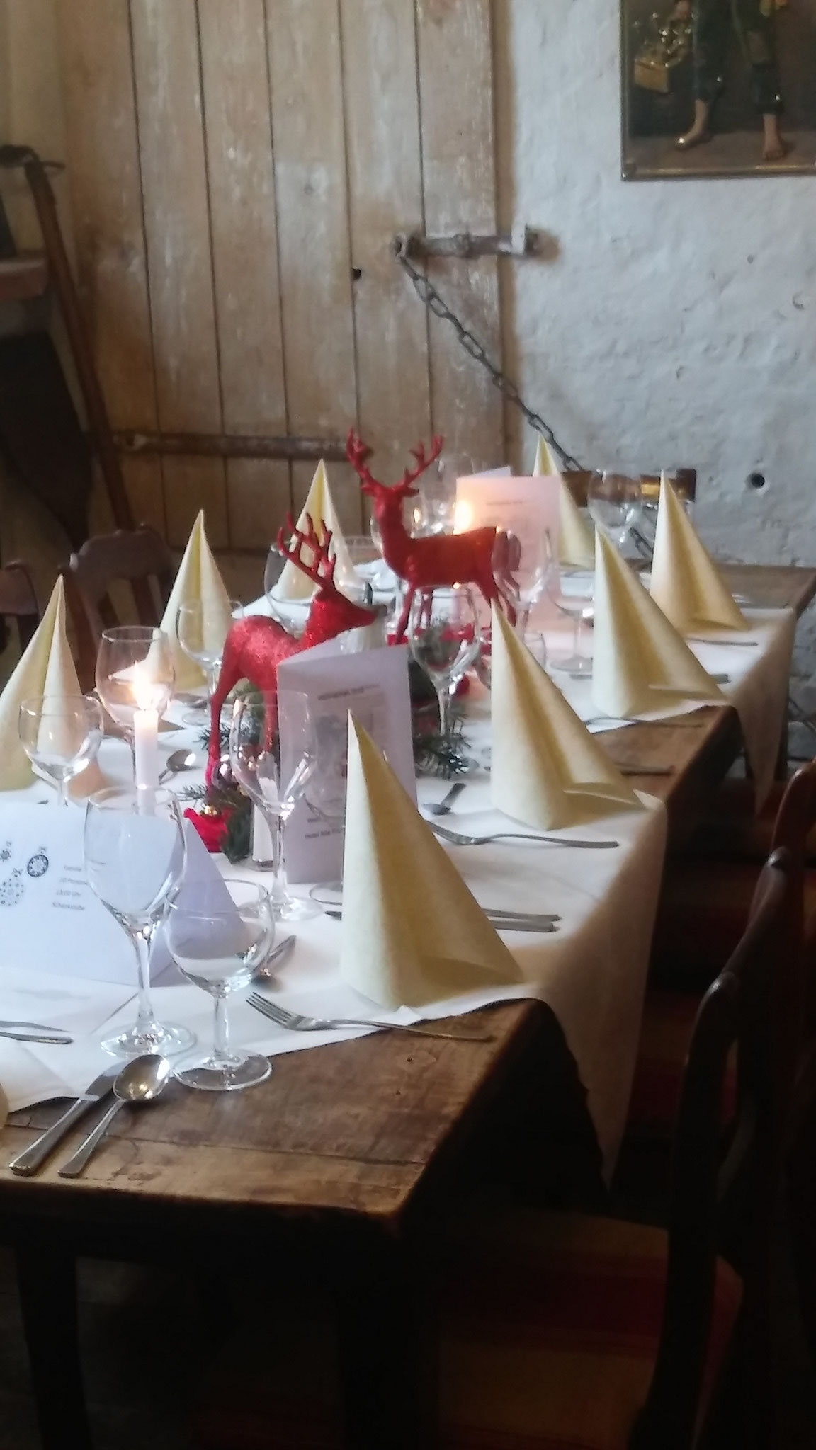 Weihnachtsessen im Hotel Alte Försterei Kloster Zinna