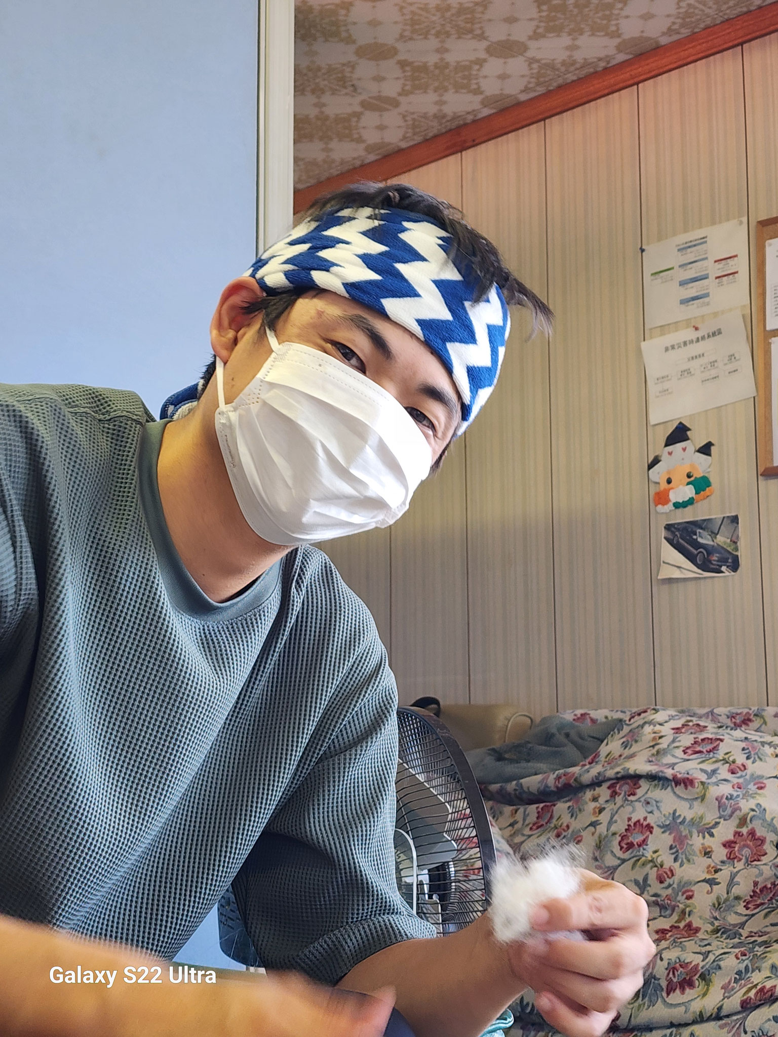 気合が入ったアルパカゴミ取り作業！