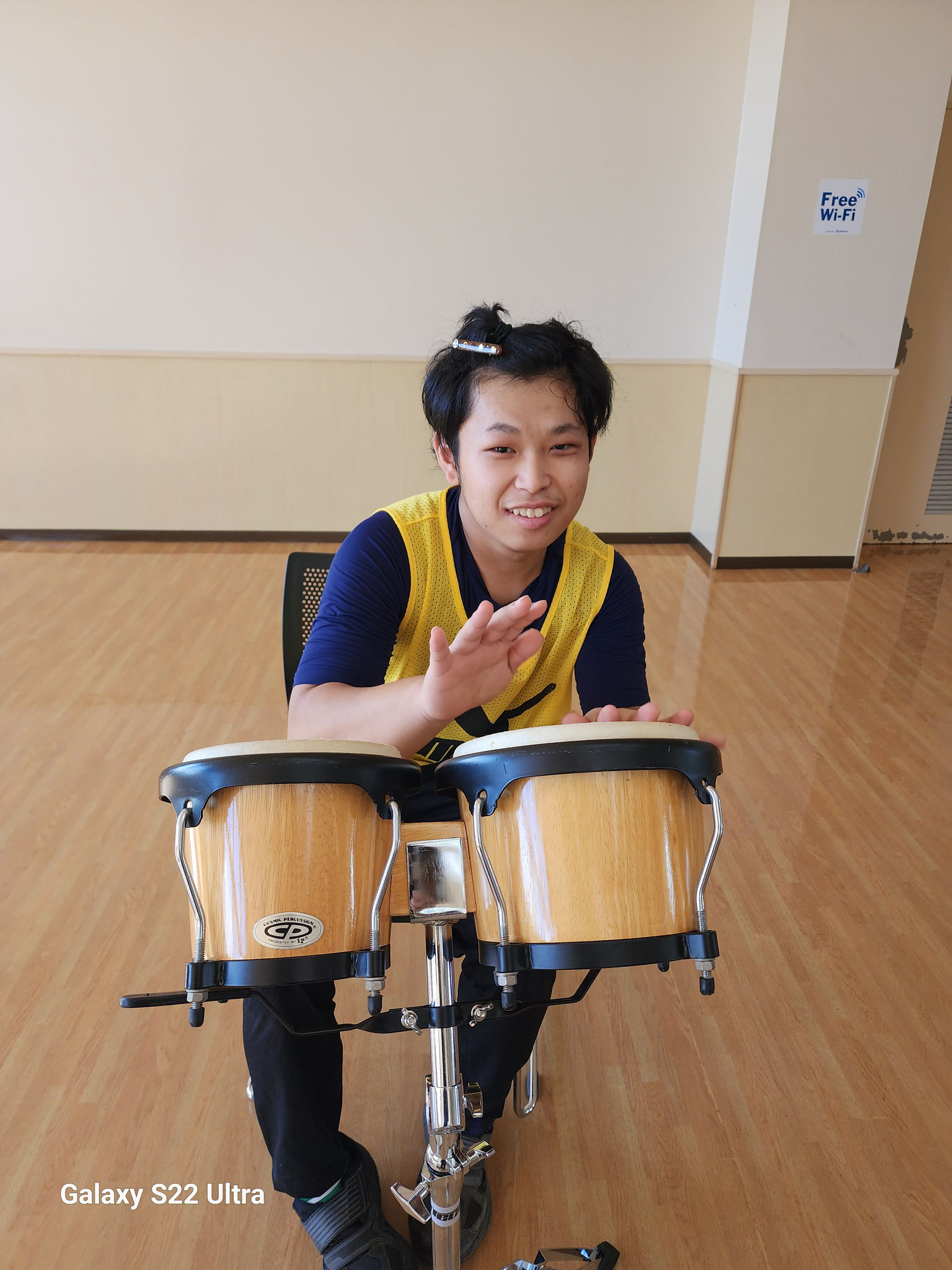 育成会の吹奏楽コラボの練習