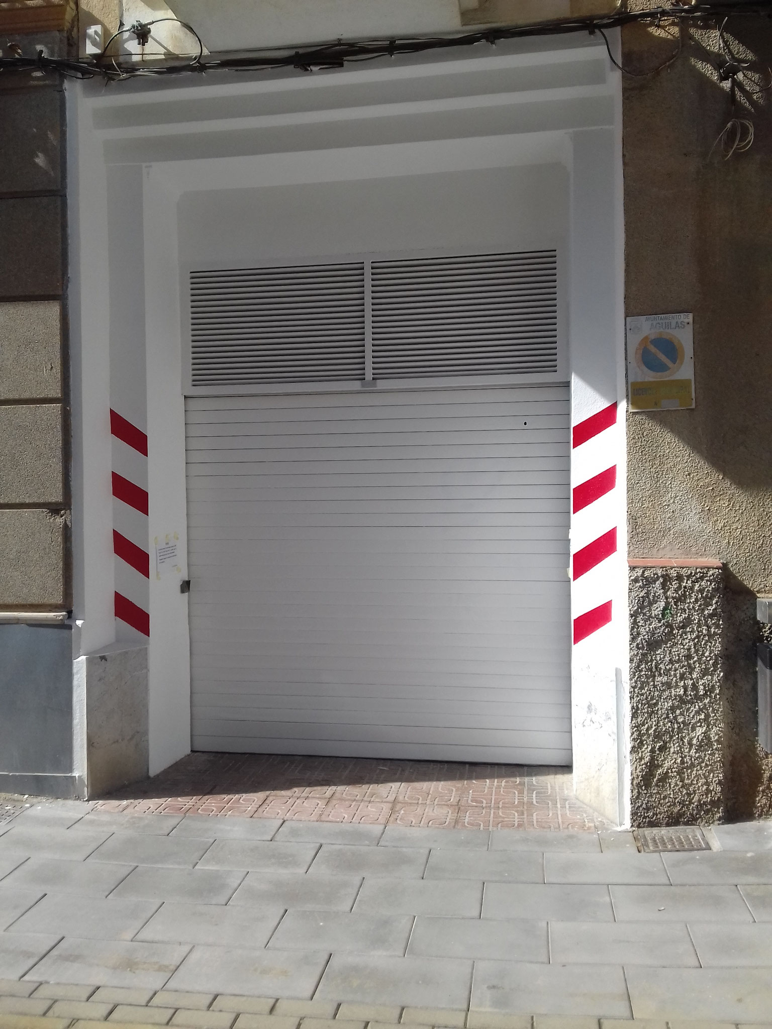 Limpieza de grafiti, después.