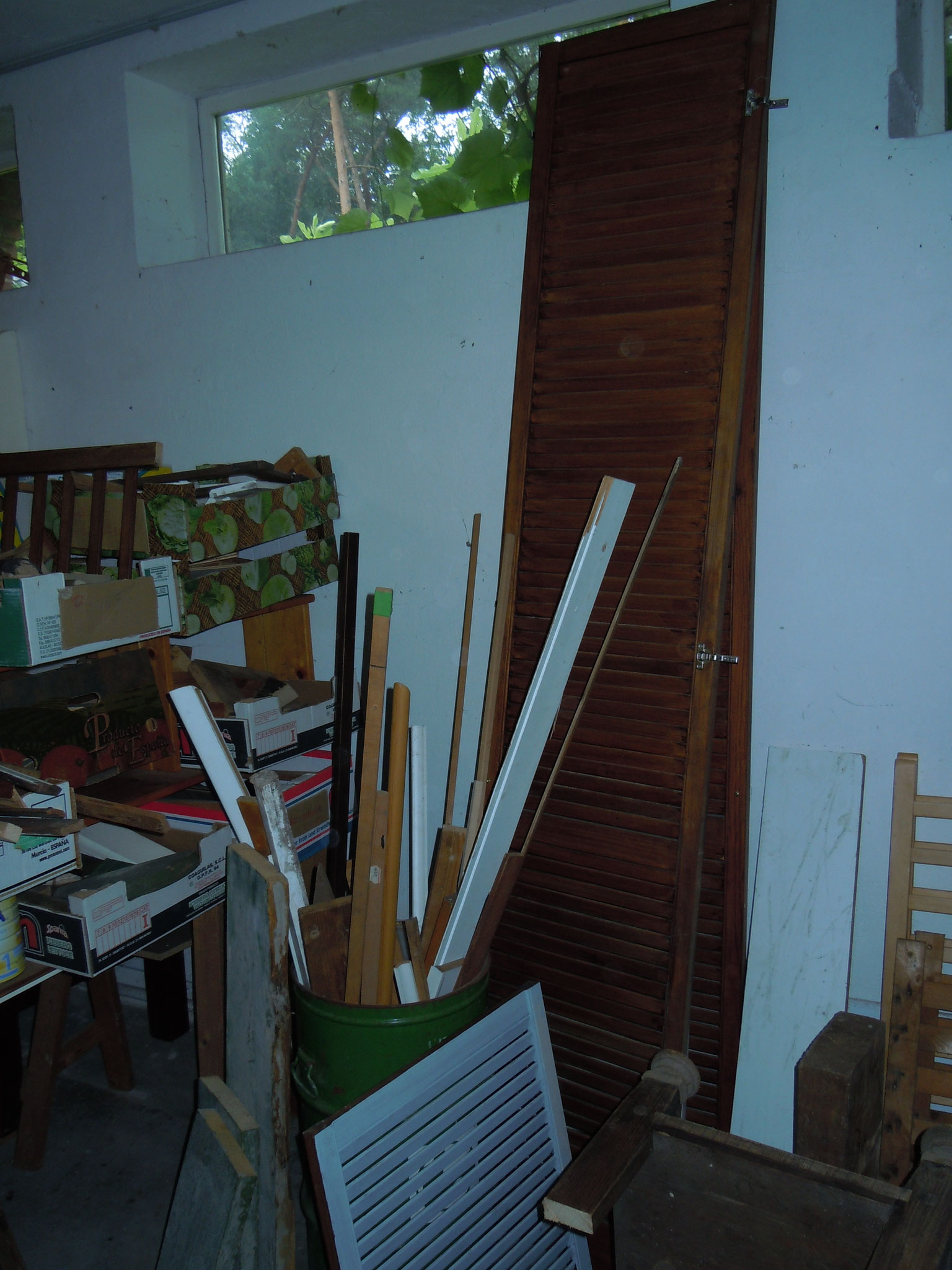 Those two doors had been getting dusty in my father's shed for years.