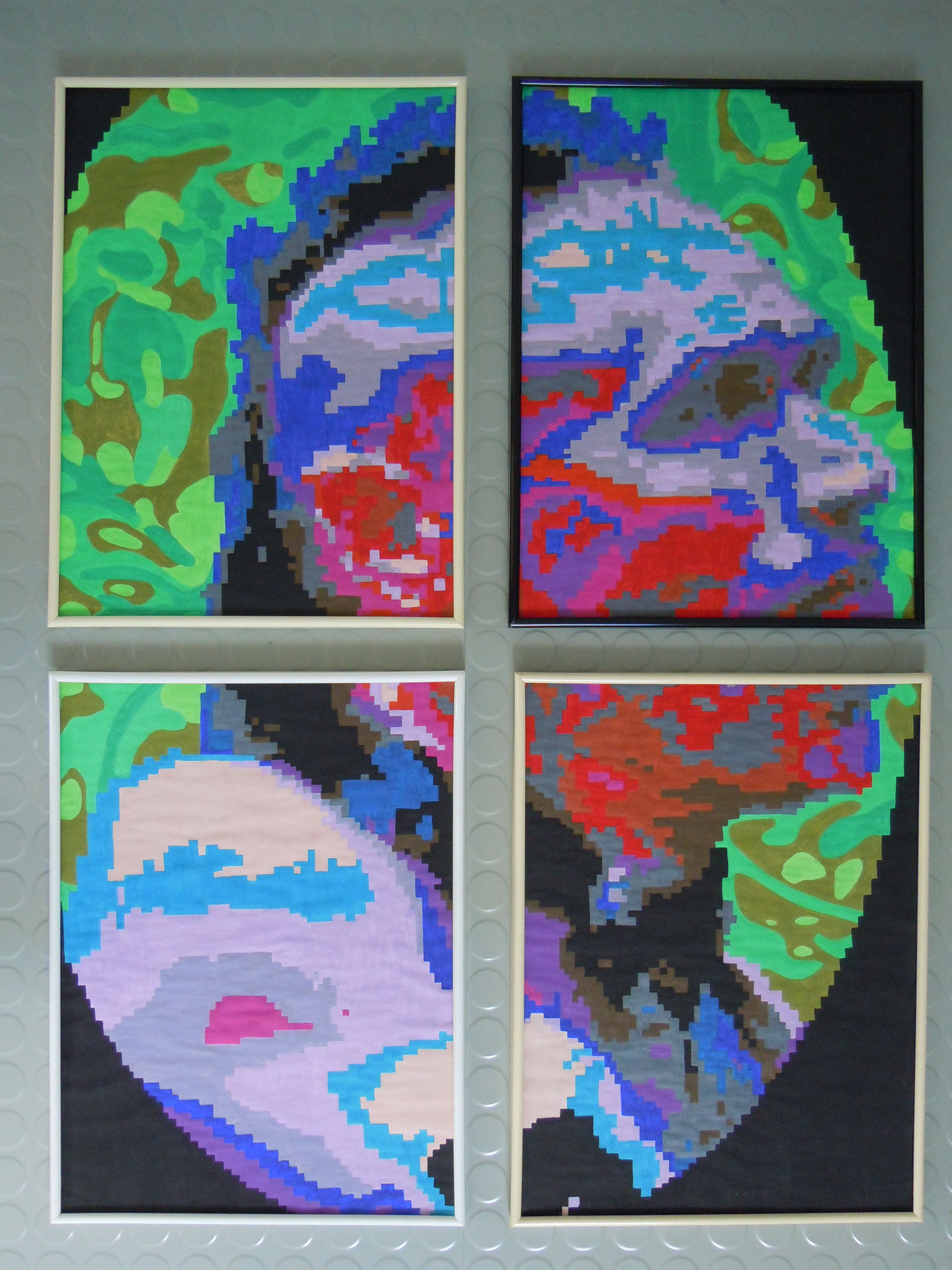 MAGUA_Wes Studi (framed 4x H 40 cm x W 30 cm)