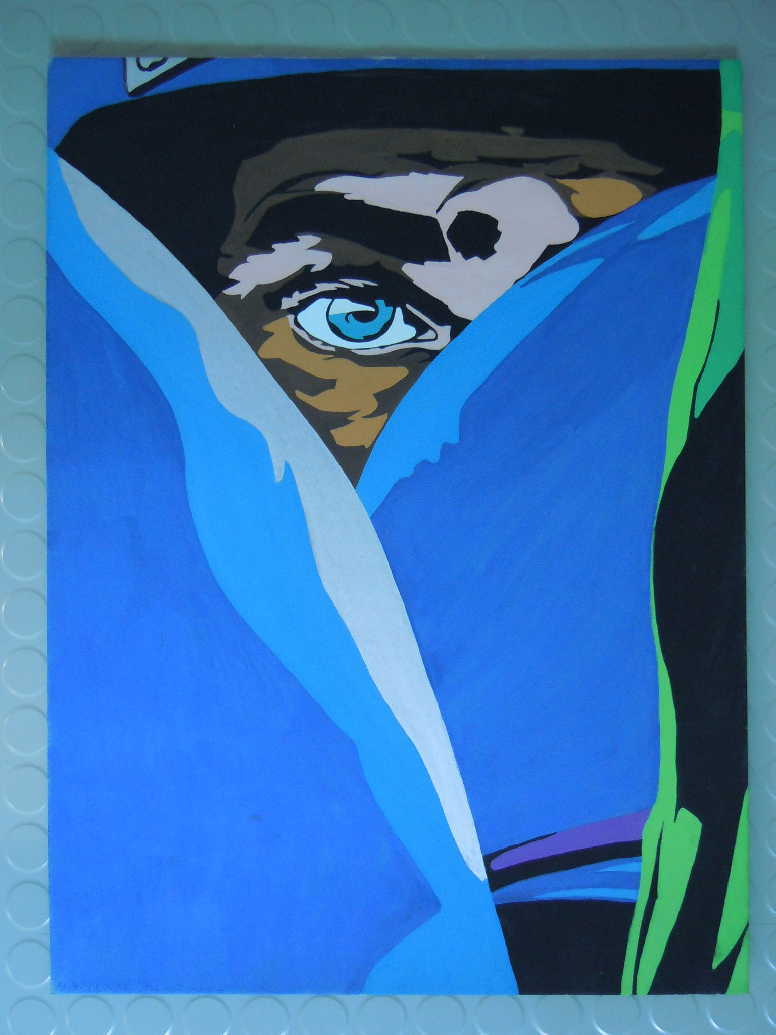 Sean Penn_the thin red line (Wasserfarbe auf Karton, H 57 cm x B 42 cm)