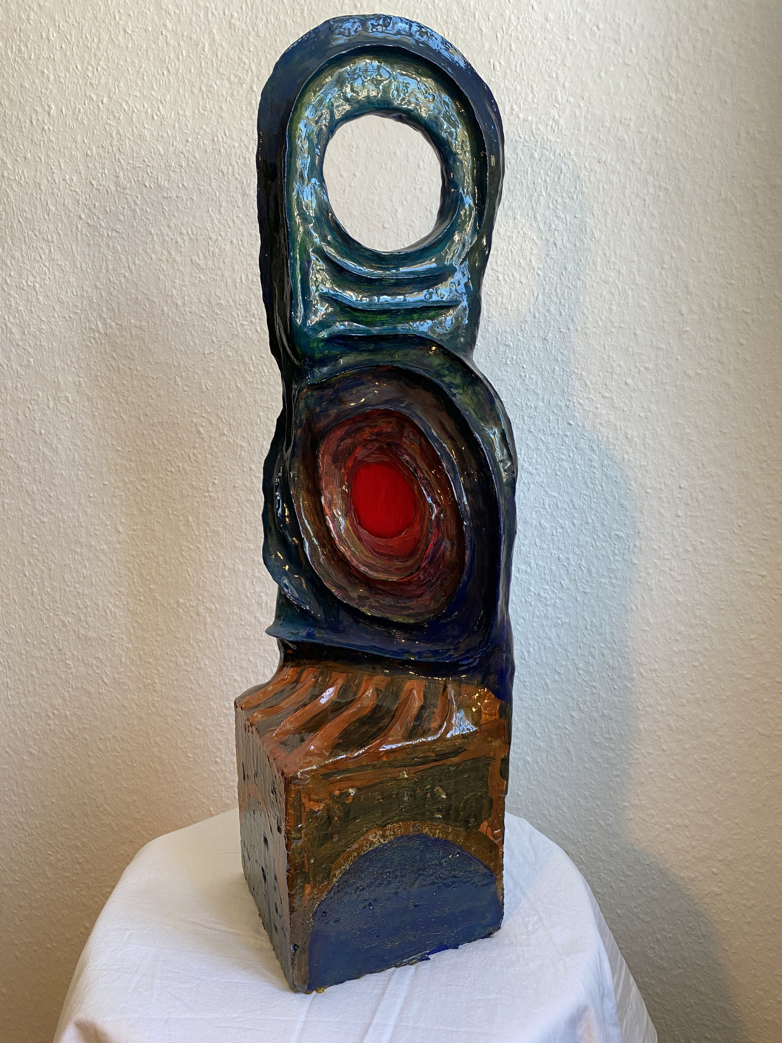 Selbstbildnis mit Flamme I (60 cm) - Winter 2024