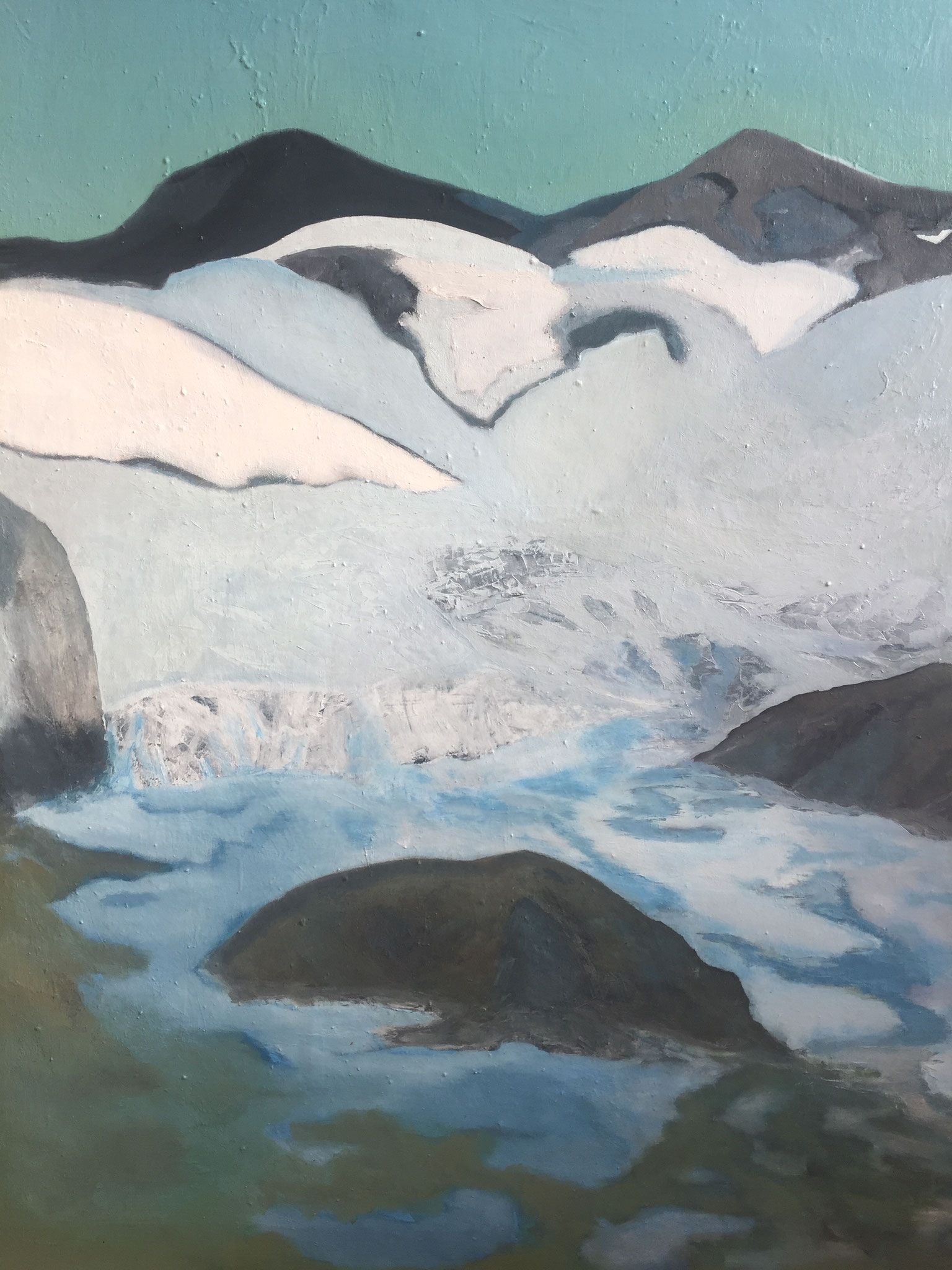"Nordische Kombination 11" / "Nordic Combination 11" / 110cm x 150cm / 43inch x 60inch