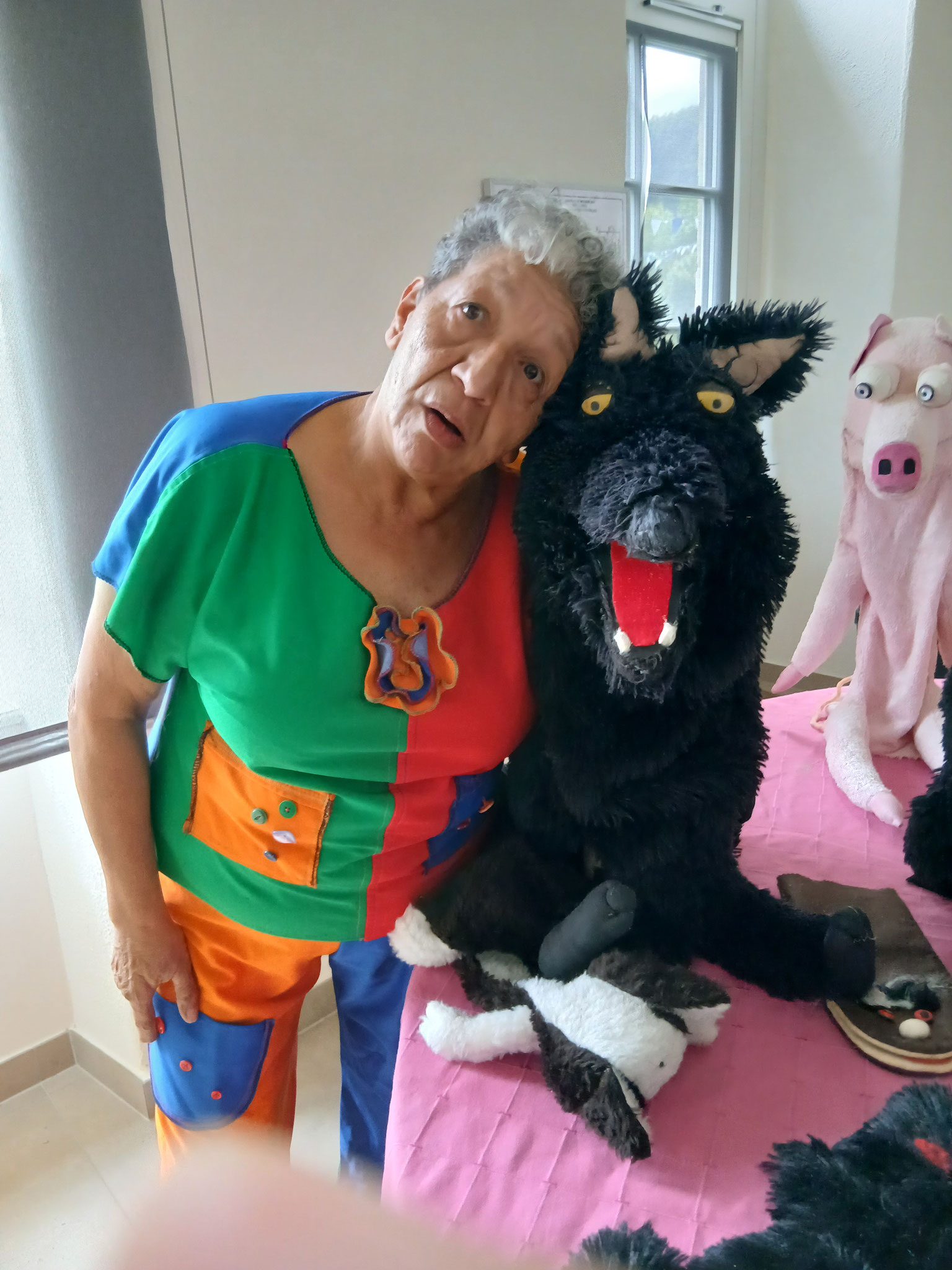 mon loup très demandé ! il méritait bien un câlin