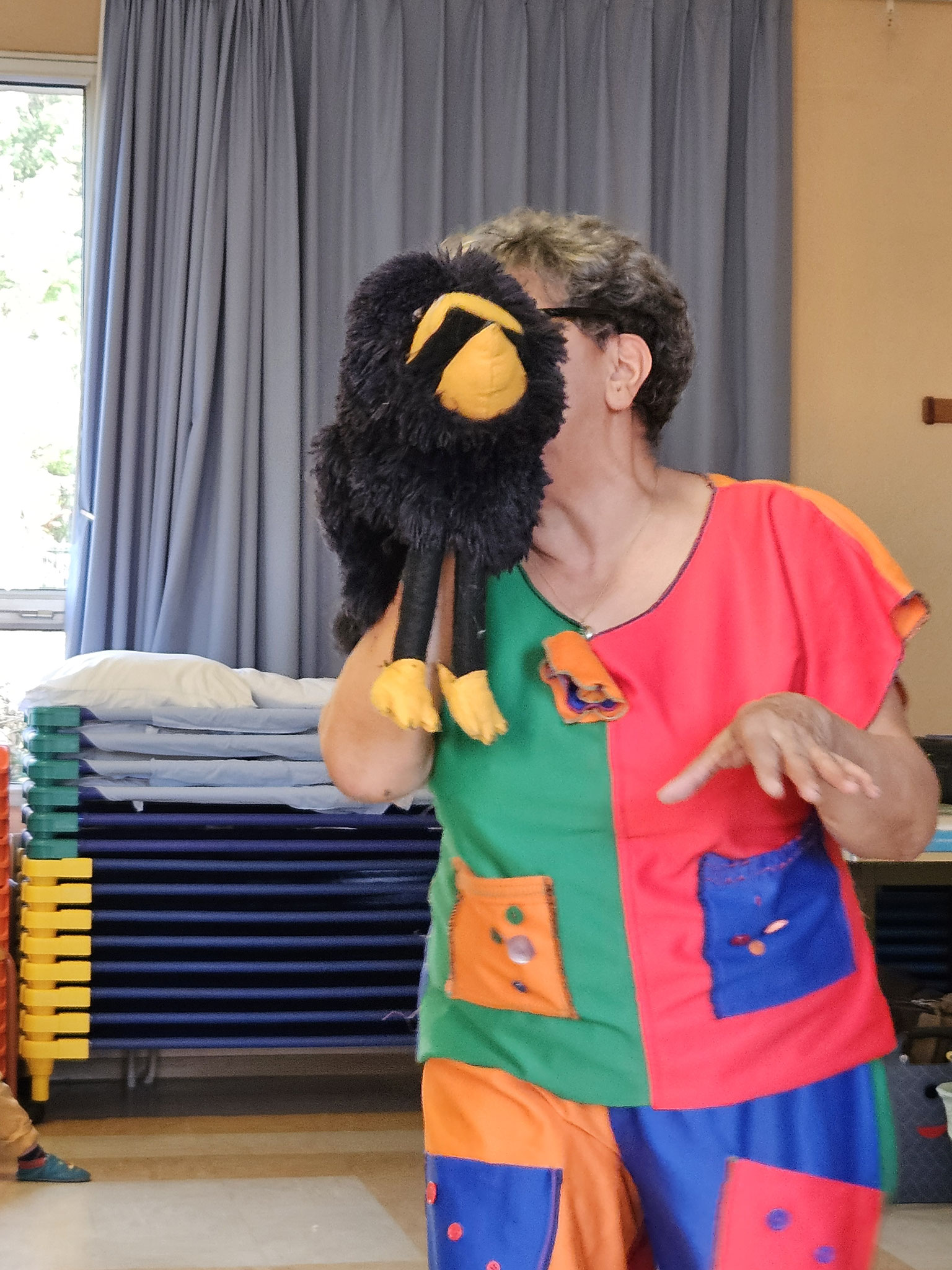 le corbeau est mécontent