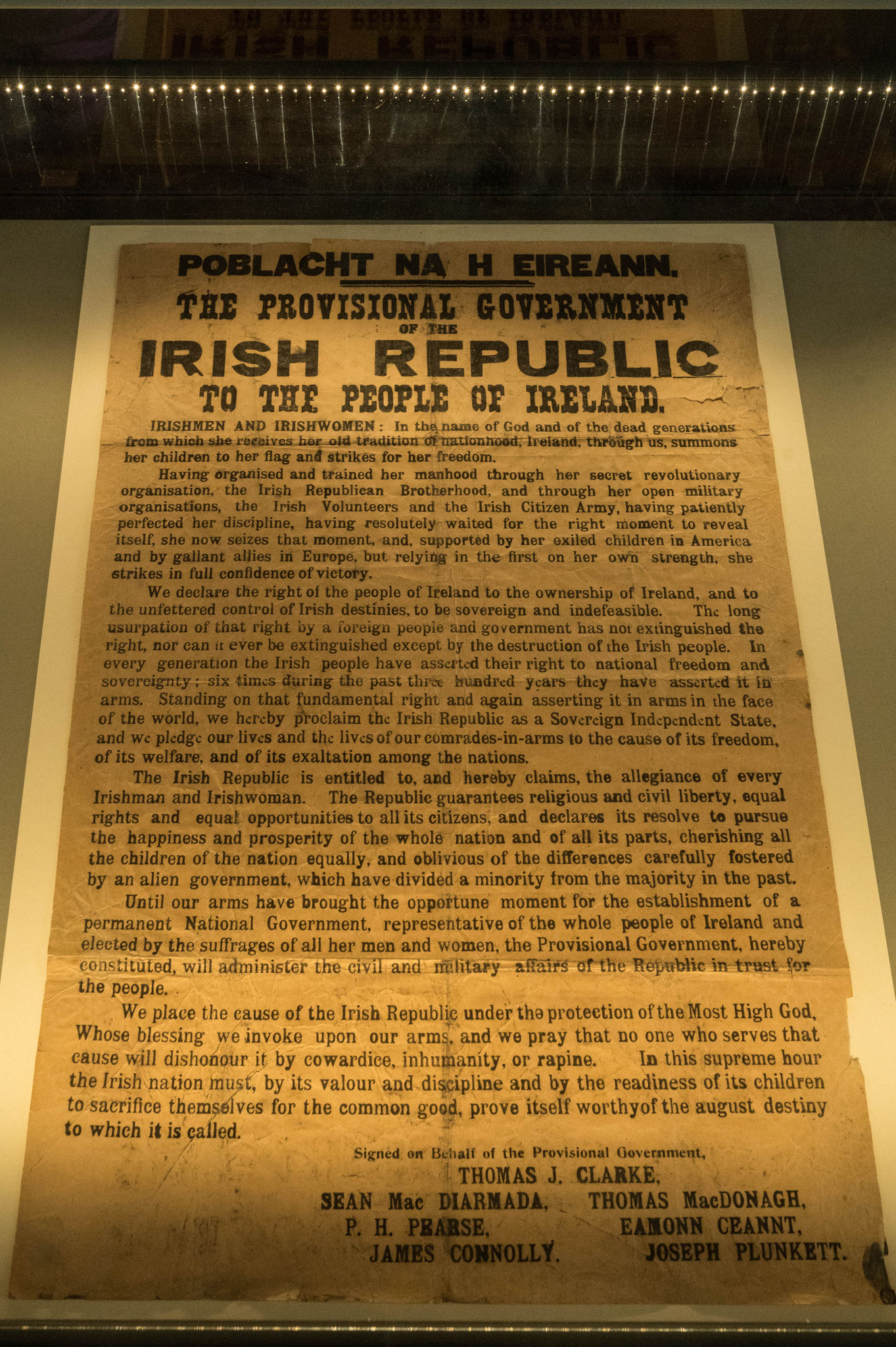 Proklamation der Republik Irland von 1916
