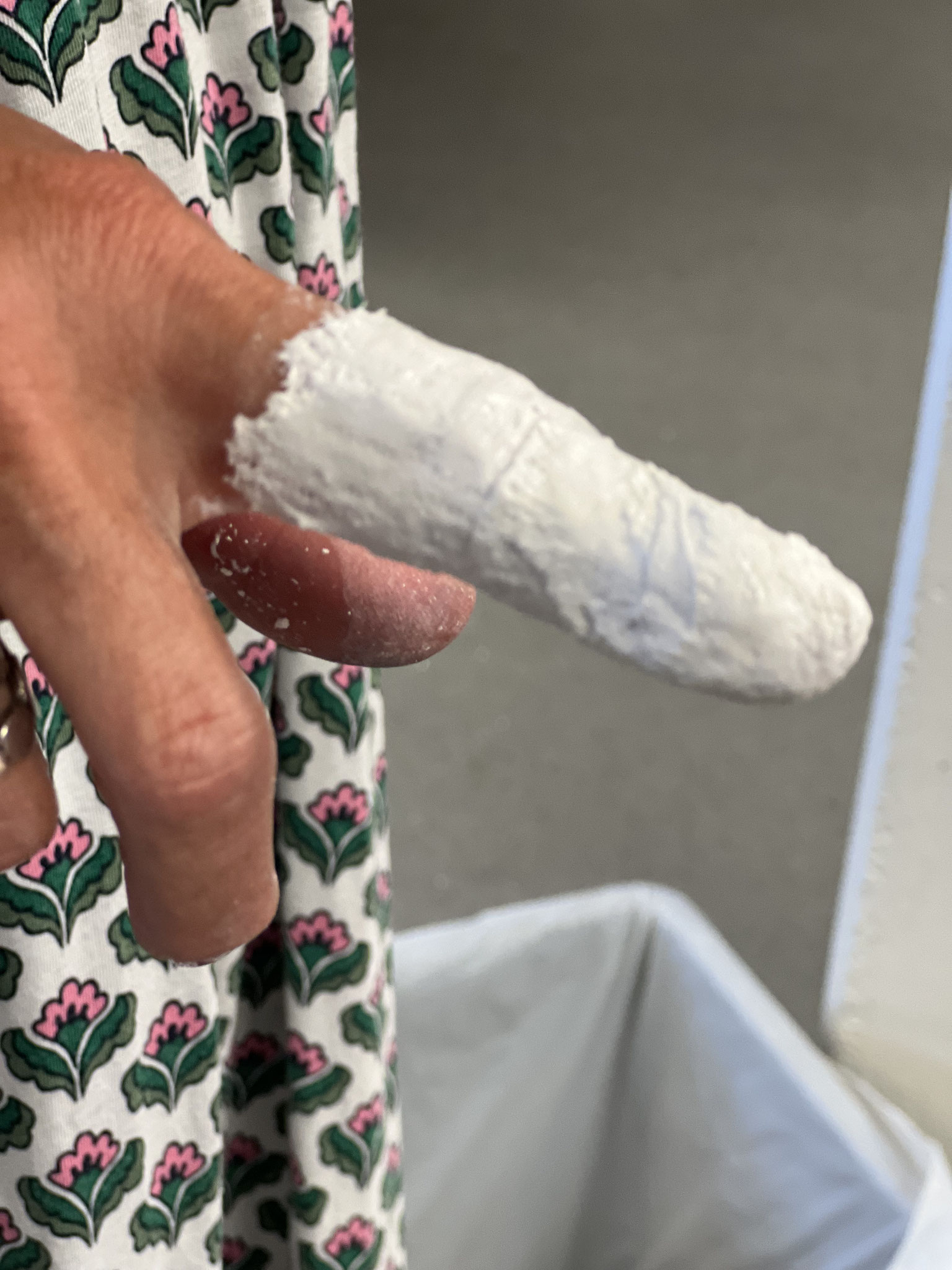 Fingerfigur aus Gips