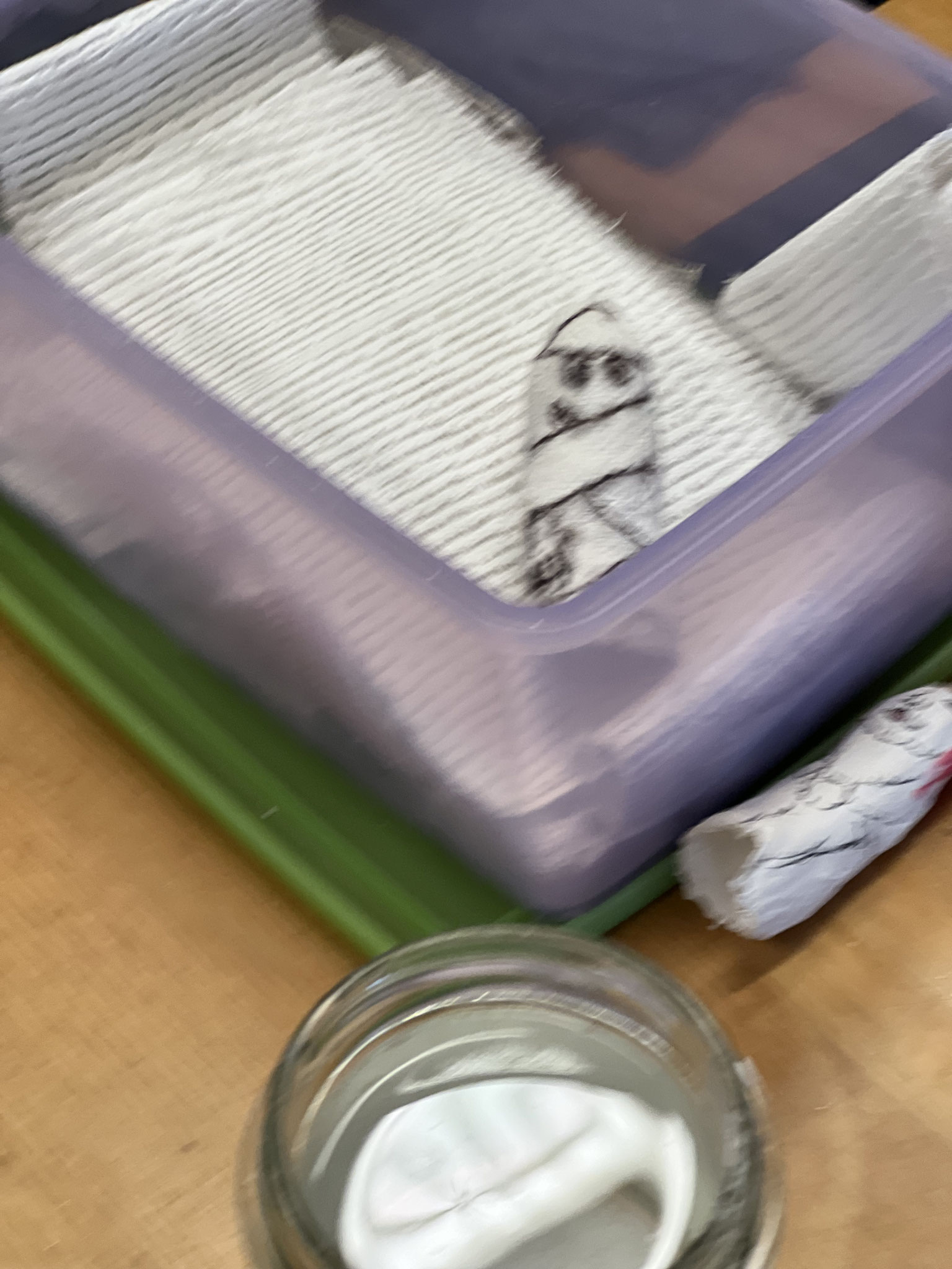Fingerfigur aus Gips