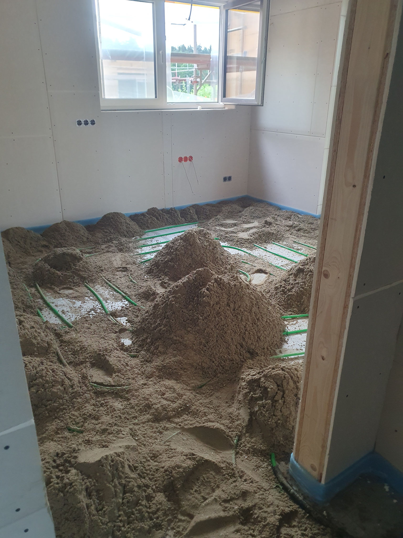 Wer hat hier die Maulwurfshügel vergessen?