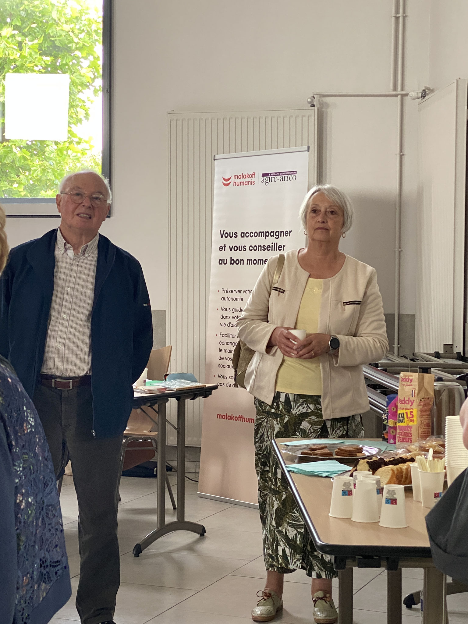 Maryse THÉVENOT, présidente et Jean-Paul JULIEN, vice président de l'association ACOMAD