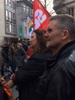 ‎26. ‎März ‎2016 LBH auf dem Ostermarsch in Würzburg; Foto: Privat