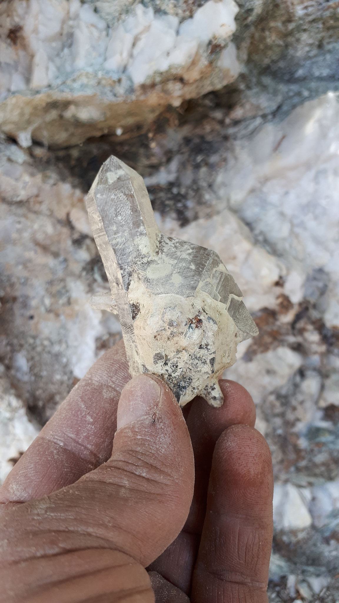 ...Rock Crystal, Albite, Siderite...