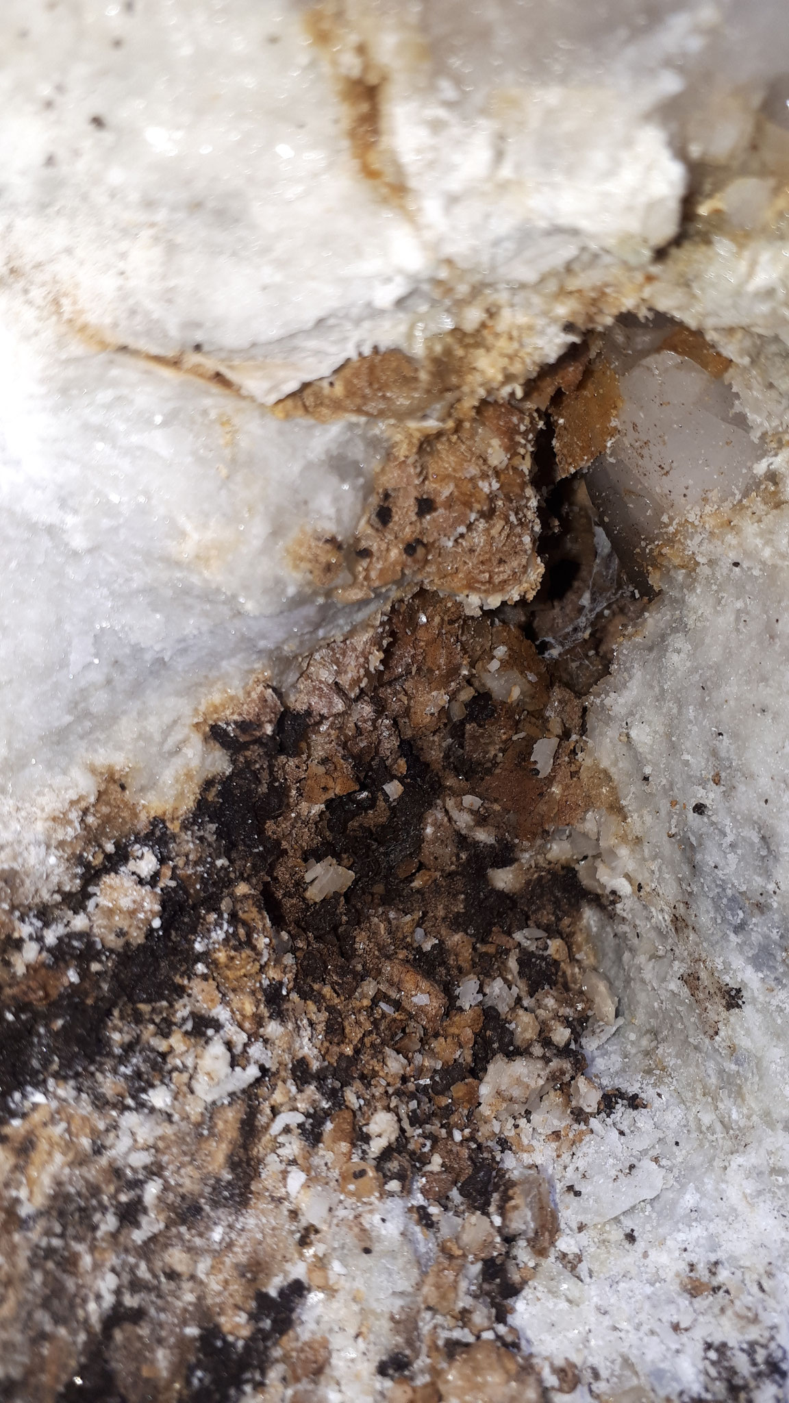 ...small vug with Calcite, Dolomite and...