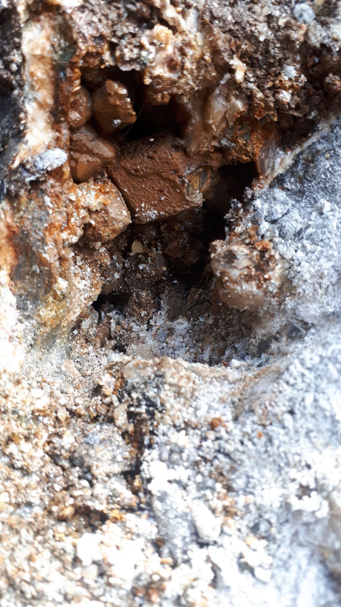 ...Calcite in situ...