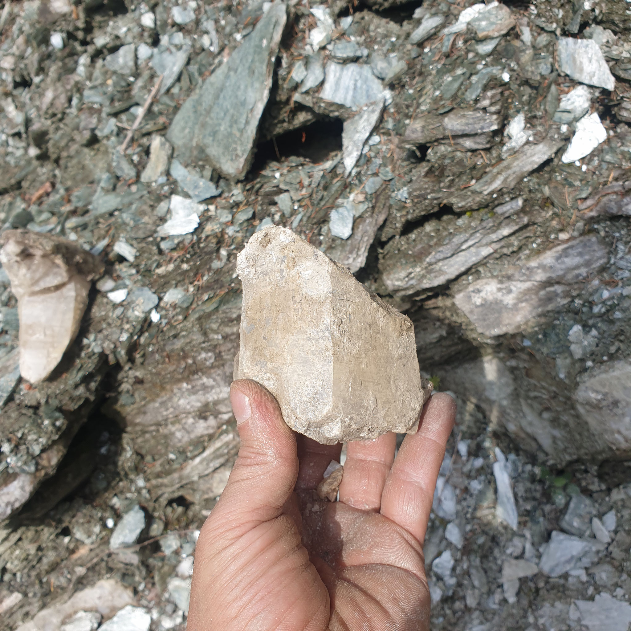 ...all big crystals...