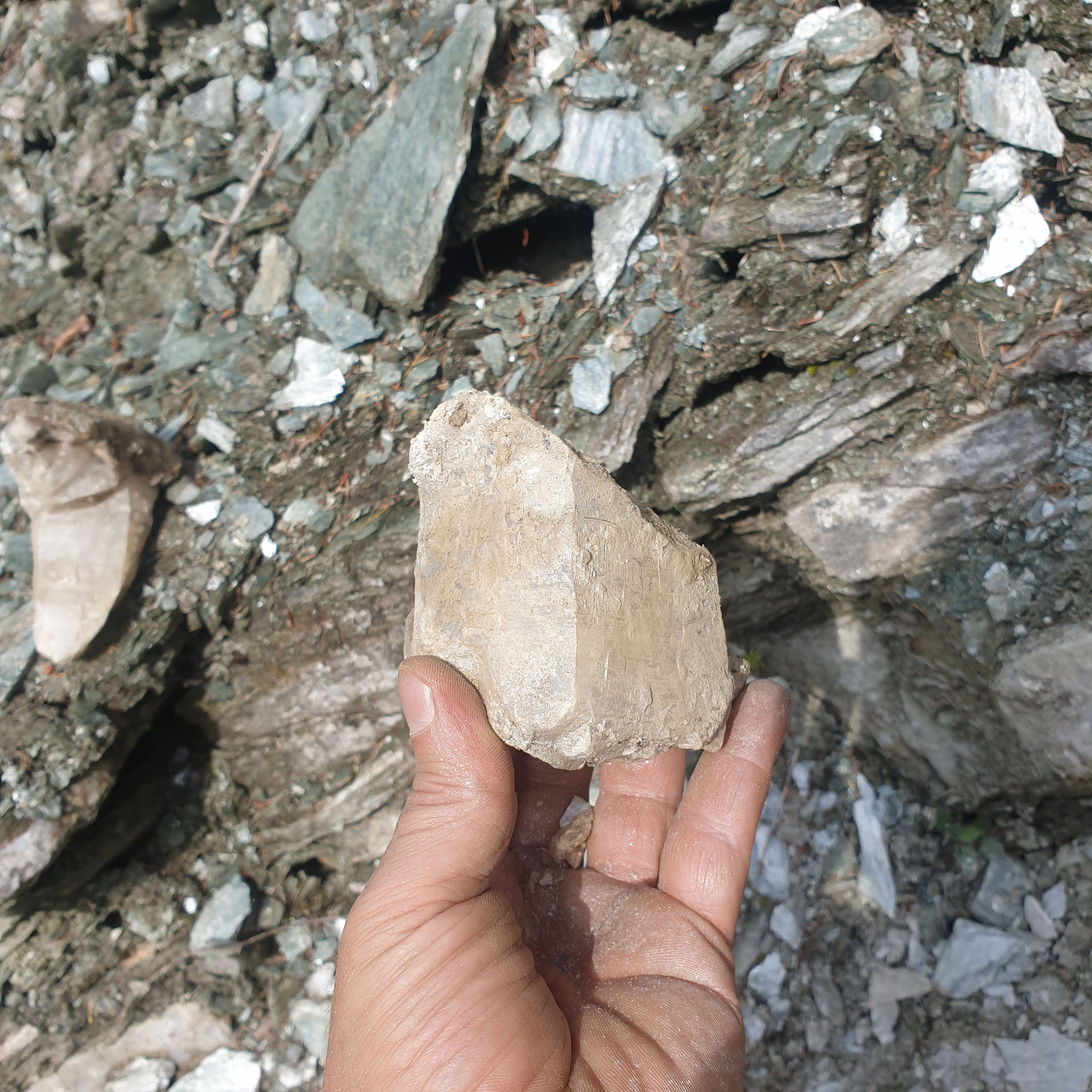 ...all big crystals...