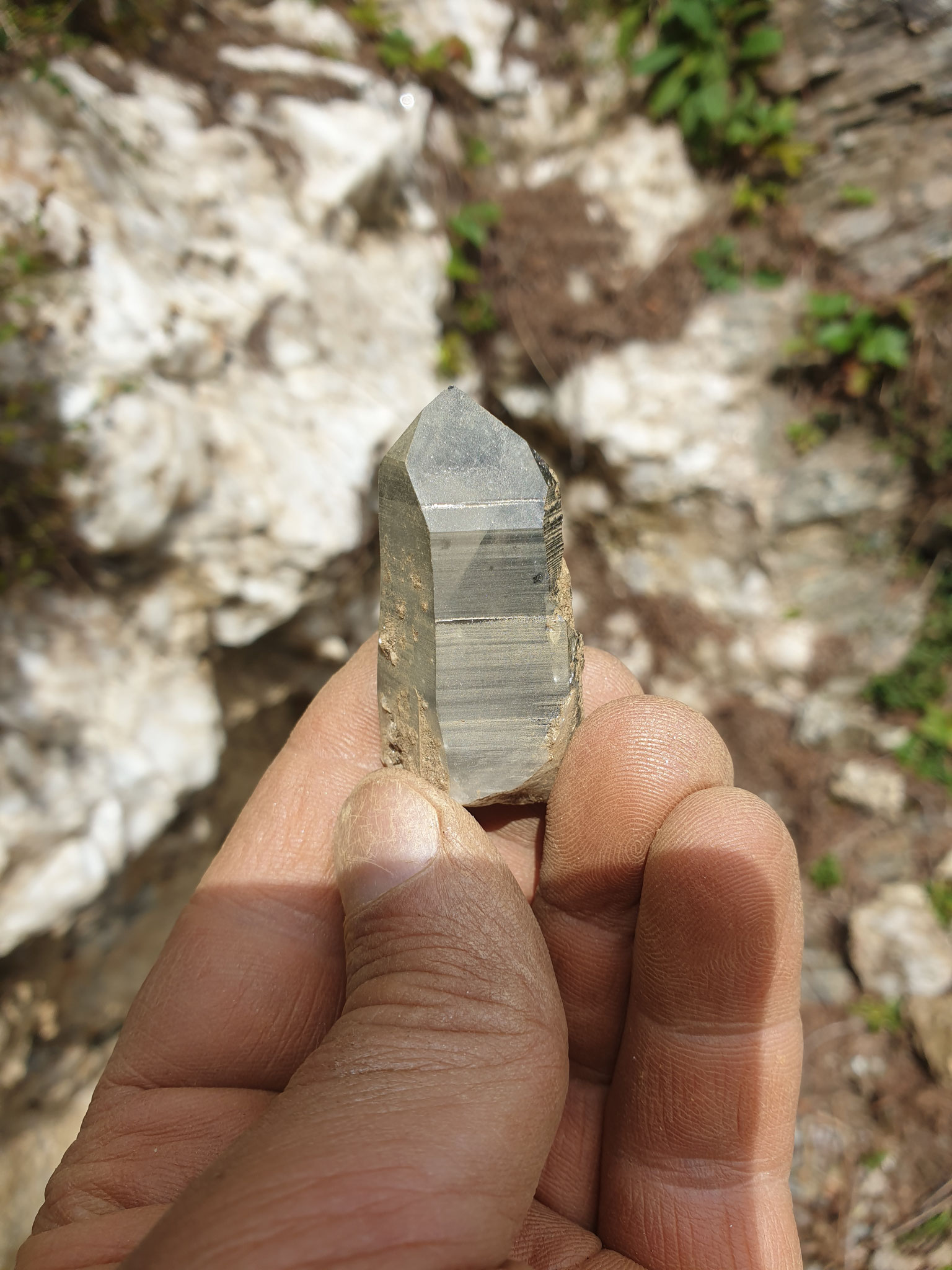 ...last crystals from a cleft found in 2018...