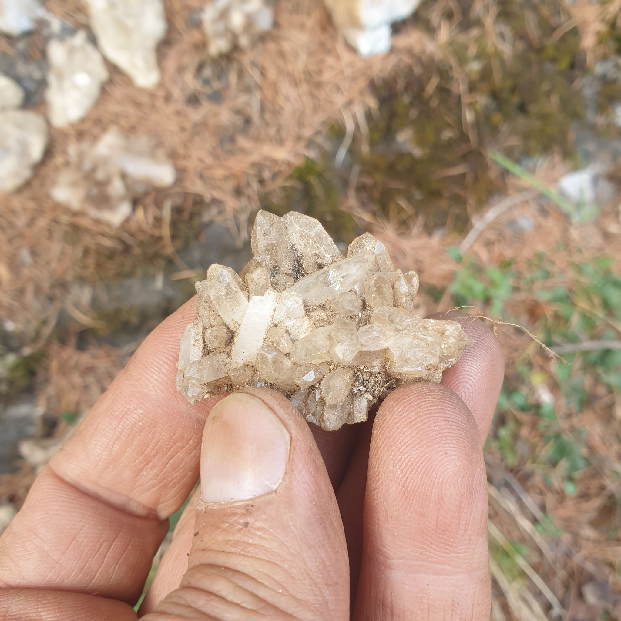 ...quality is good, crystals are small...