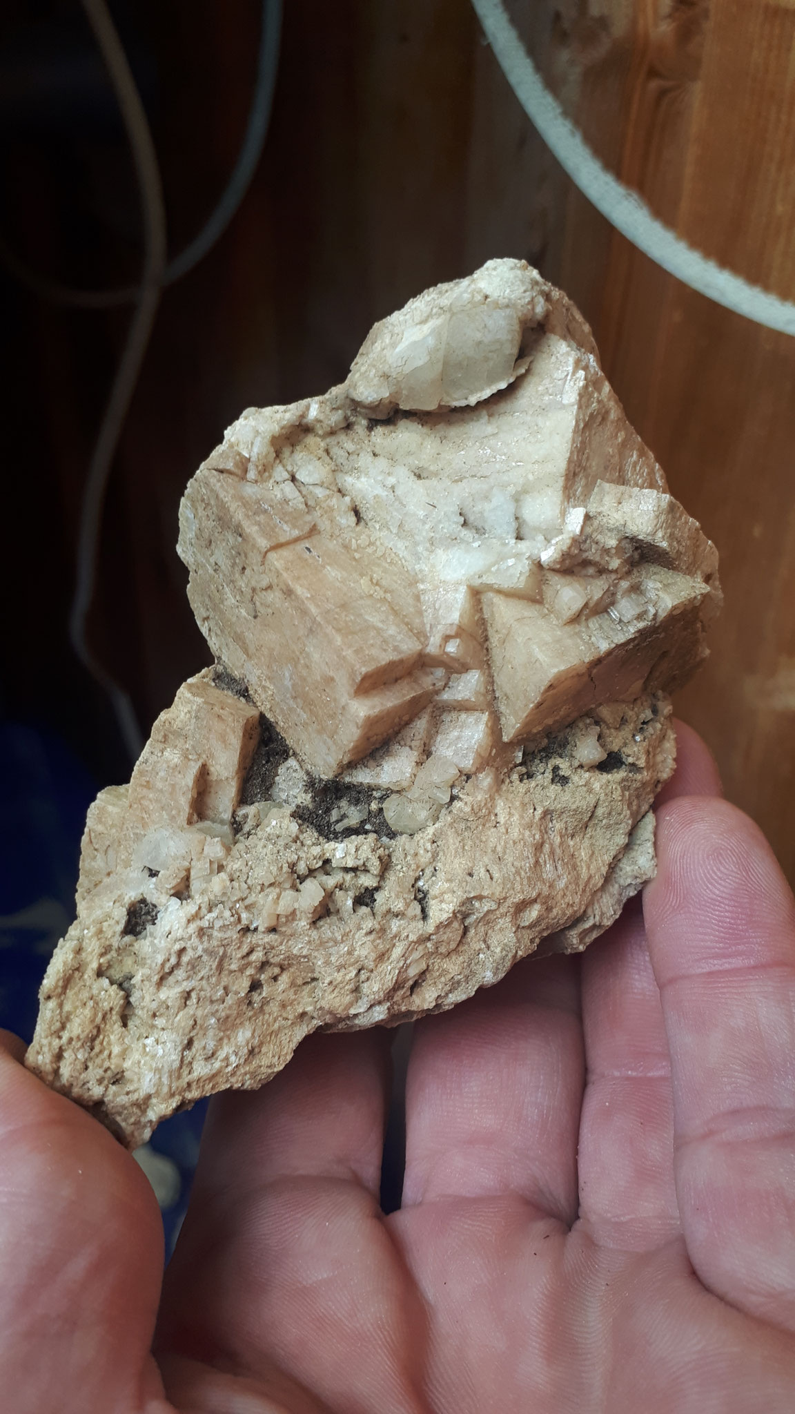 ....Dolomite and Calcite on matrix...