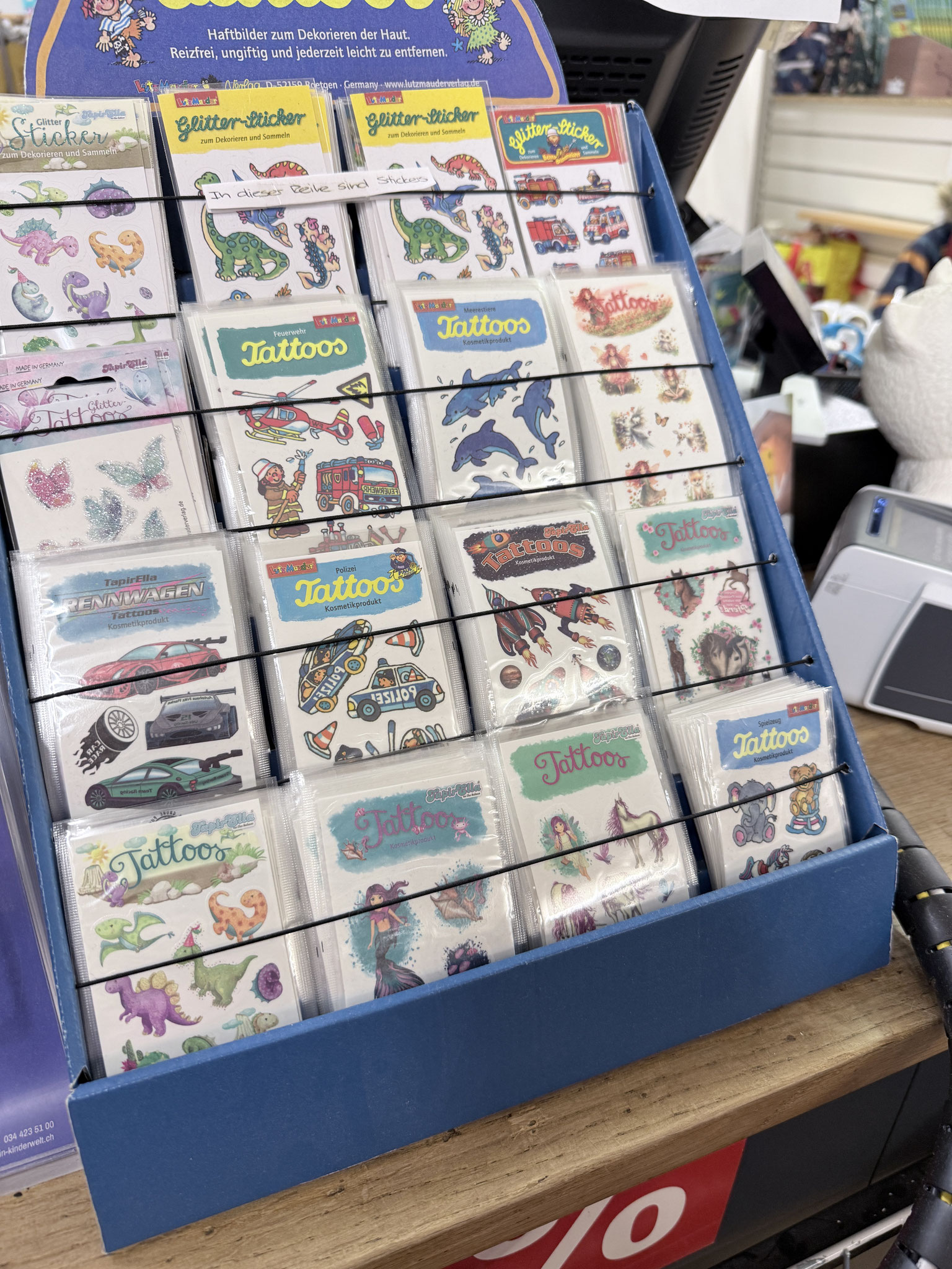Tattoos und Stickers