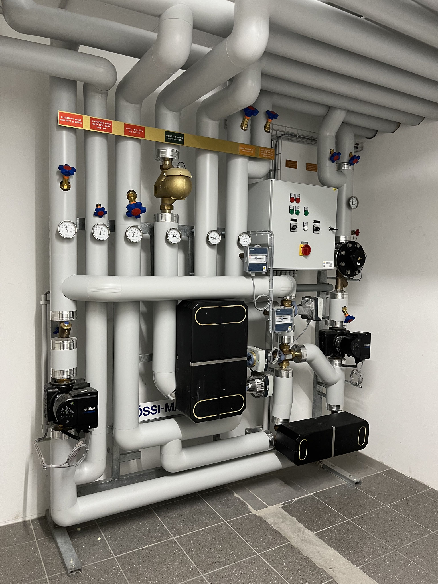 Spital Bondo, legionellensichere  Legio-Protect Mischwasseranlage Gössi-Mat