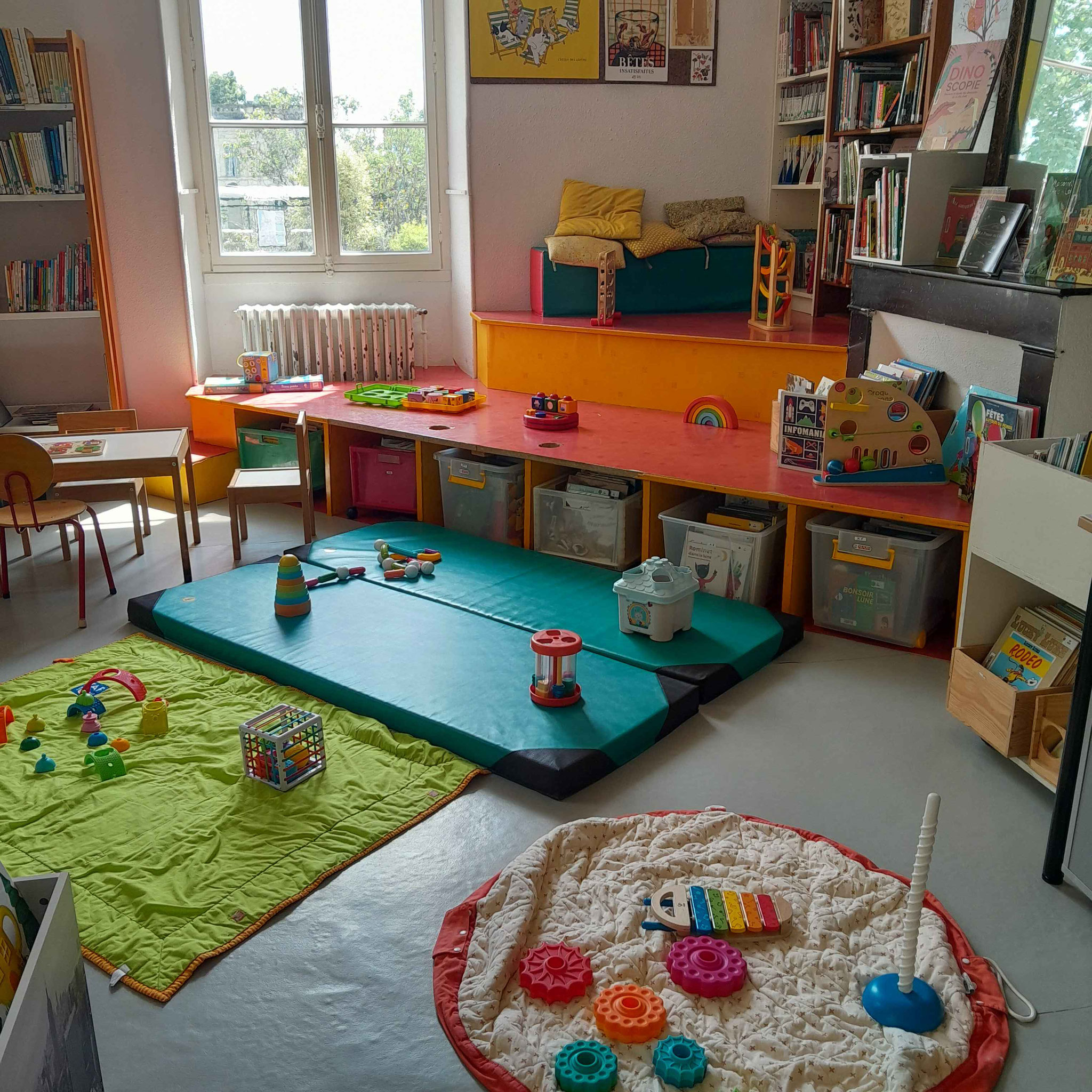 L'espace petite enfance avant l'arrivée des bébés