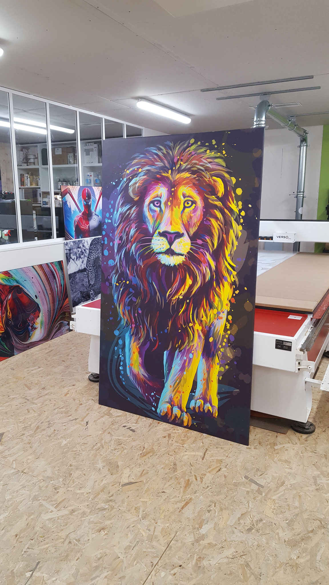 Impression sur toile, châssis bois 