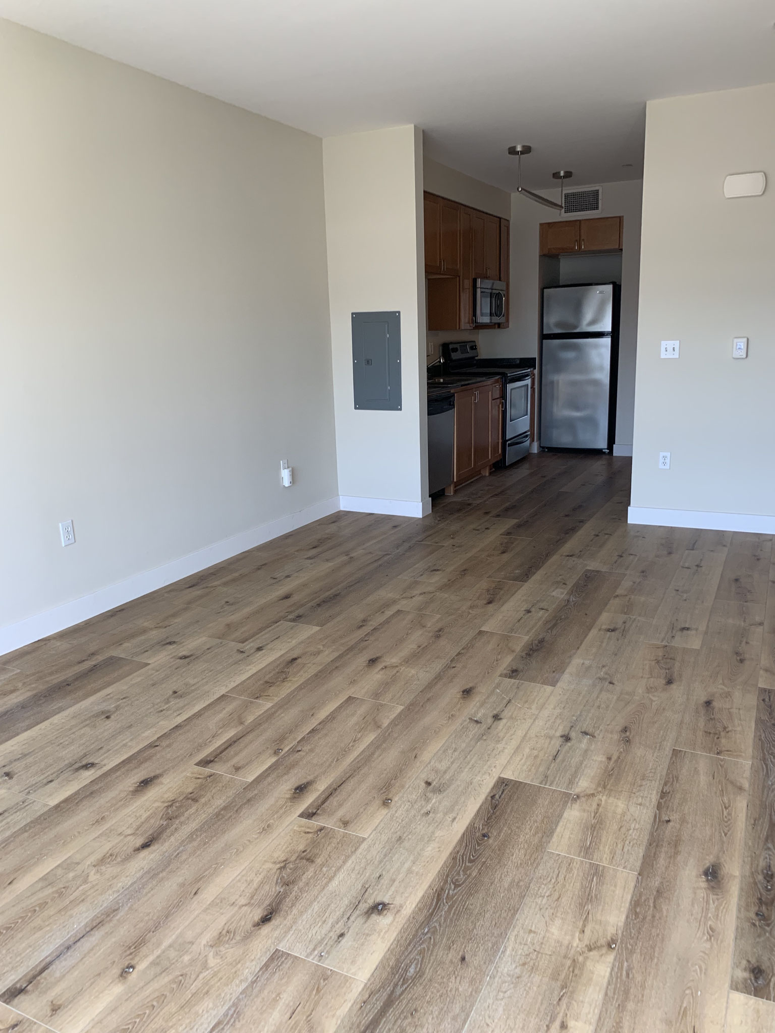 Living room to kitchen