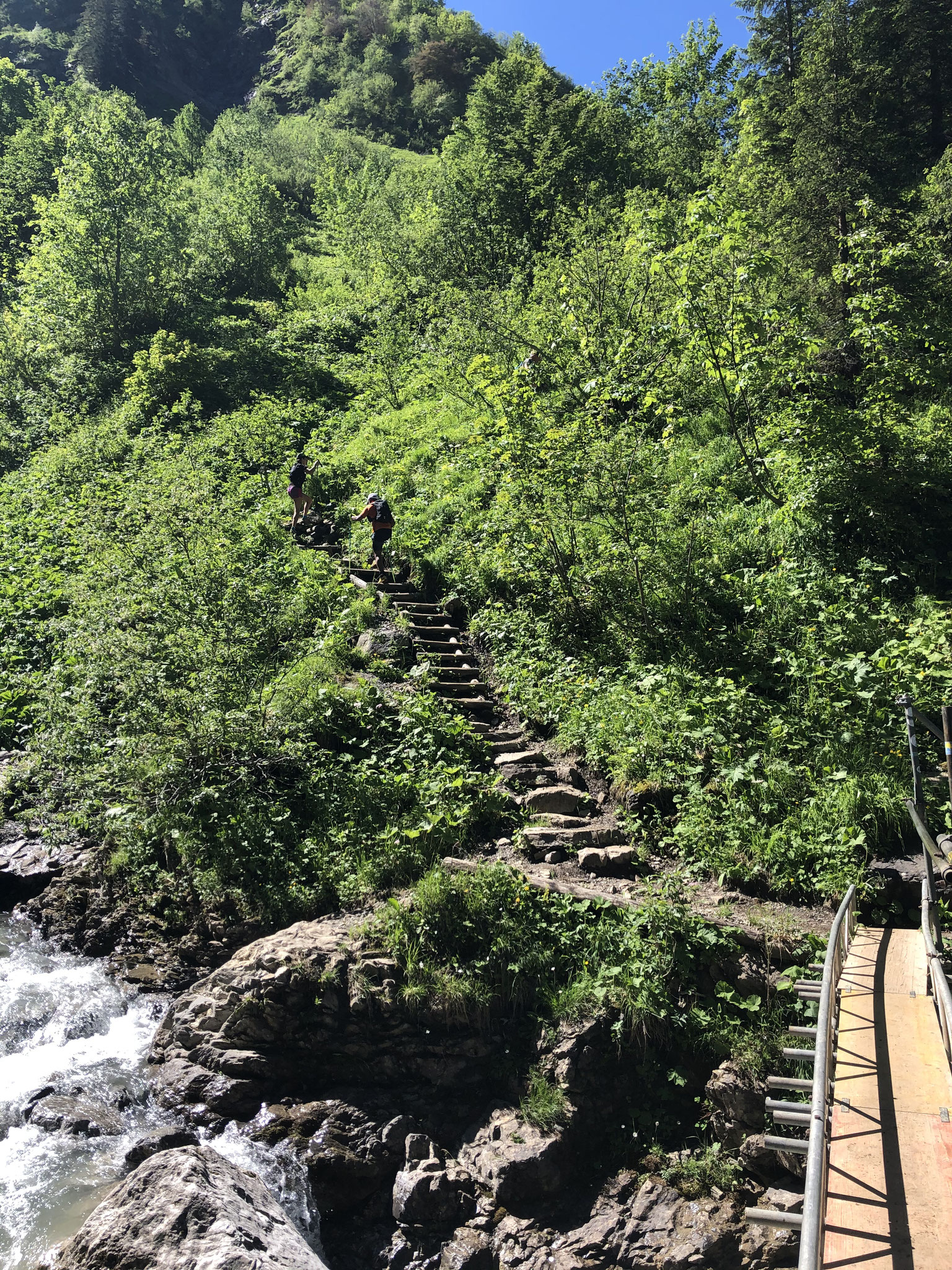 Brücke über den Sperrbachtobel