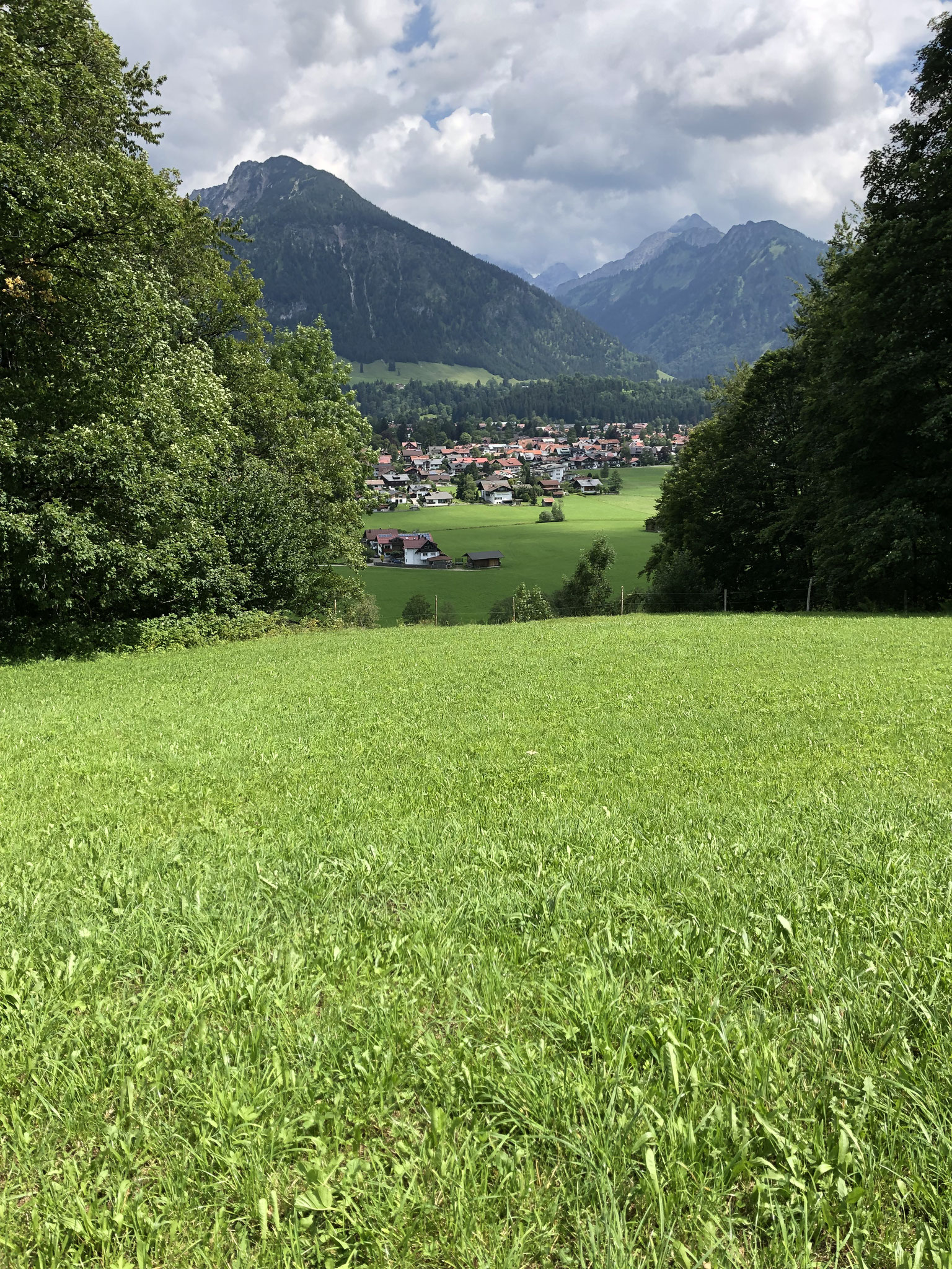 Blick auf Oberstdorf