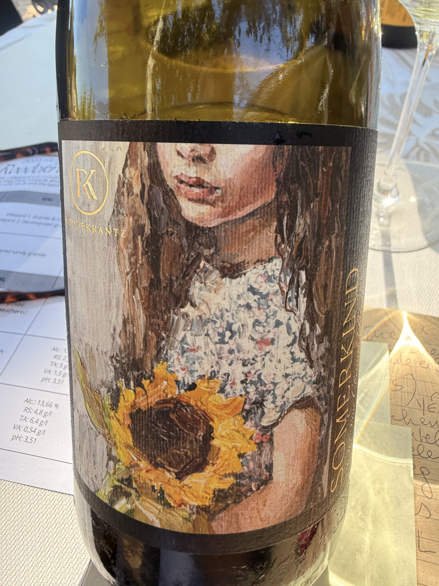 Darling Somer: Somerkind Chenin Blanc  2024  Groenekloof, gedeeltelijke Malo Barrelrijping