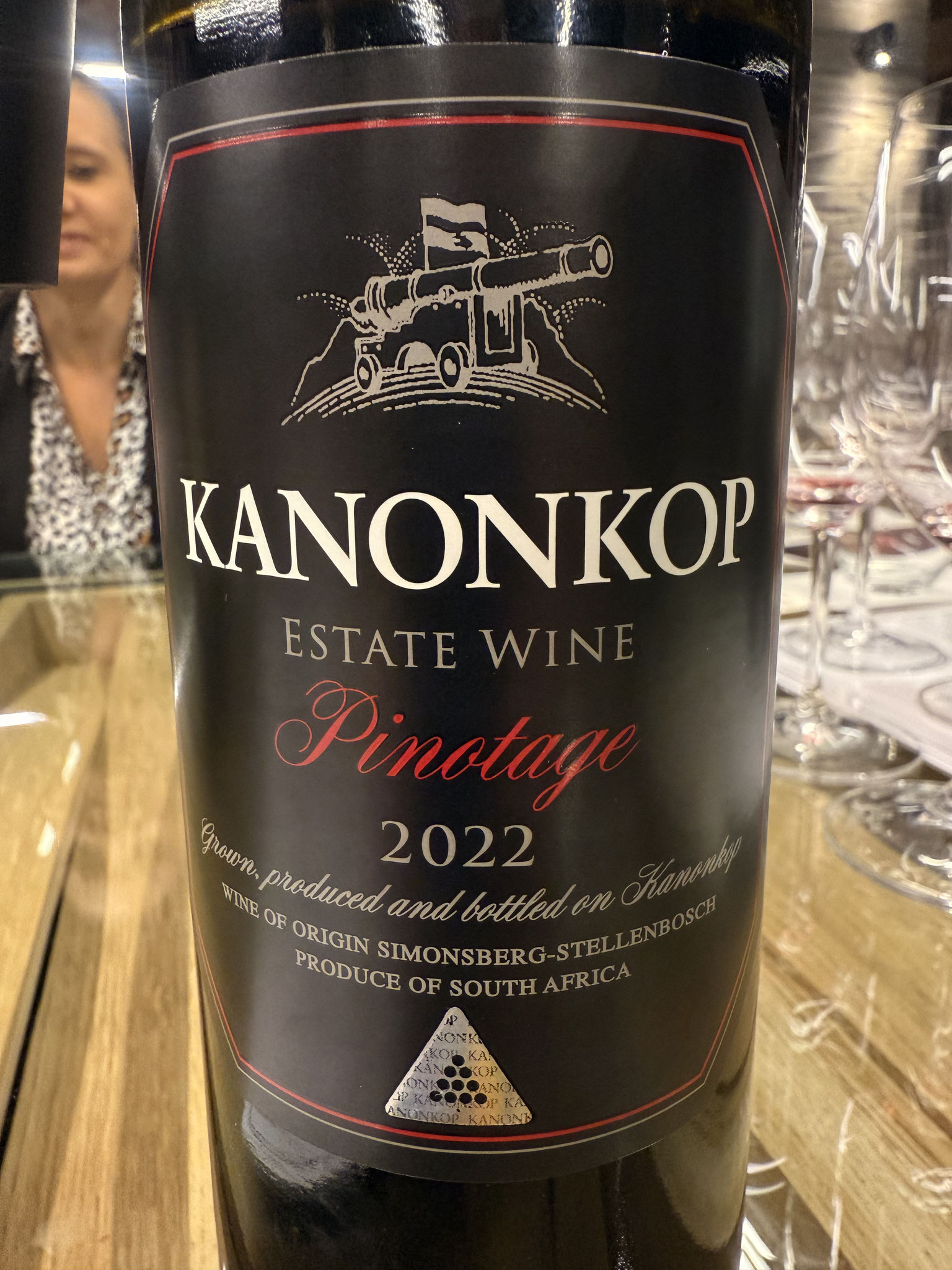 black label Pinotage