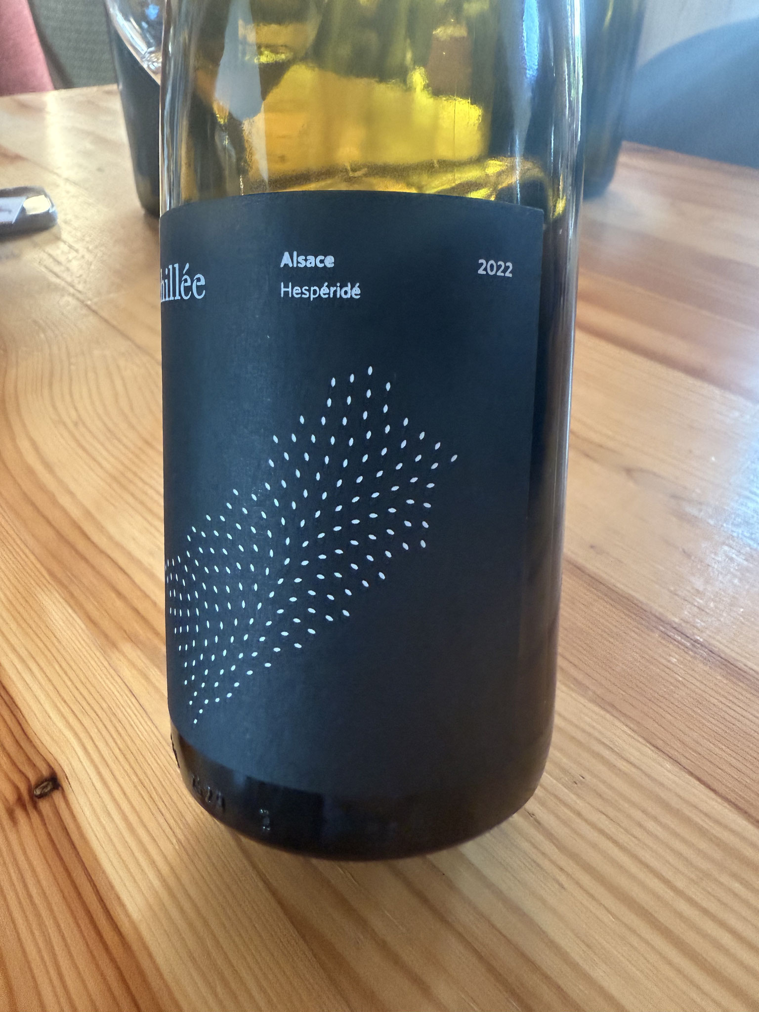 2022 Hespéridé, "0" suiker, aromatisch en zeer lange afdronk.