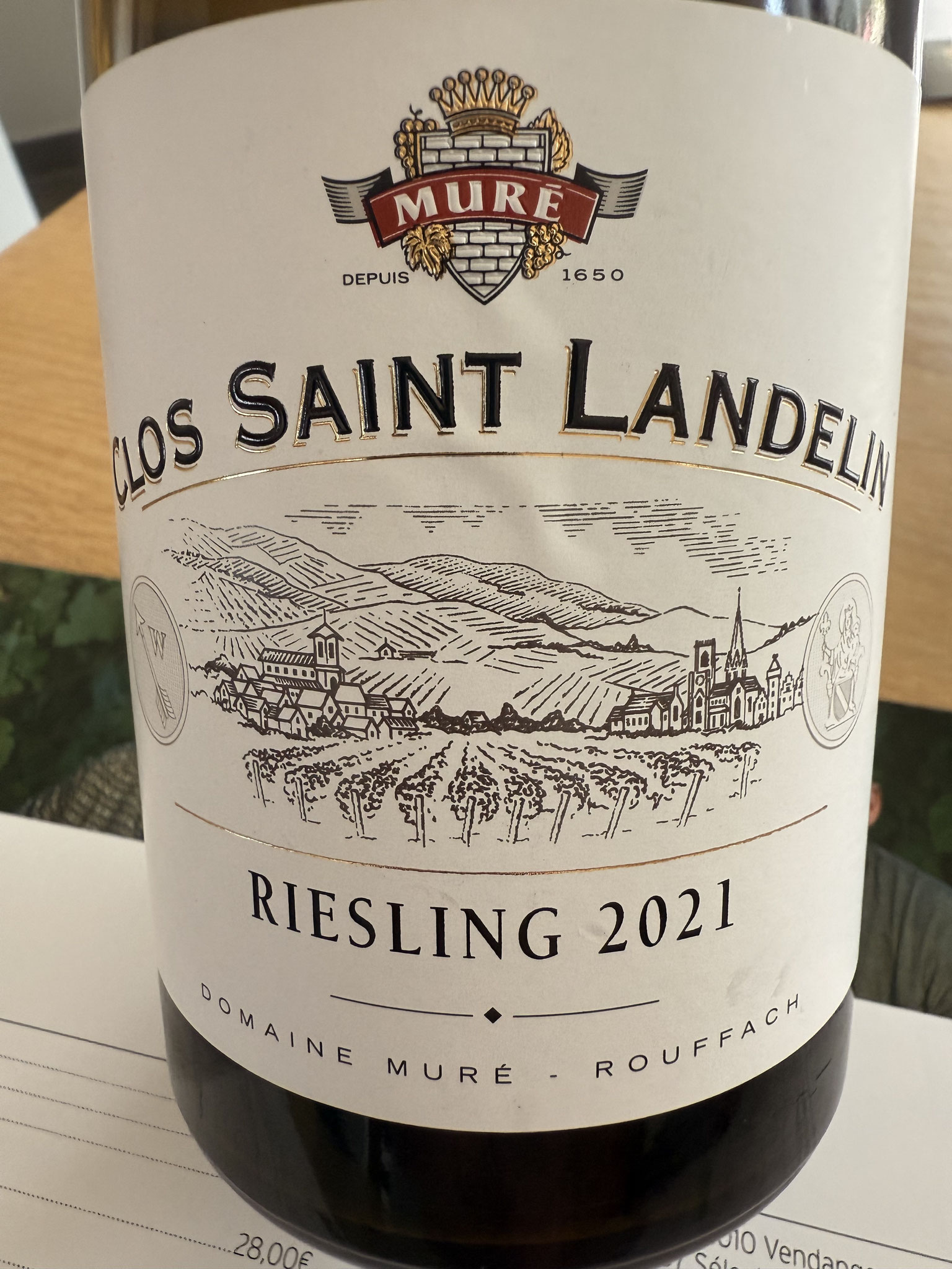 Riesling 2021, redelijk kort, B