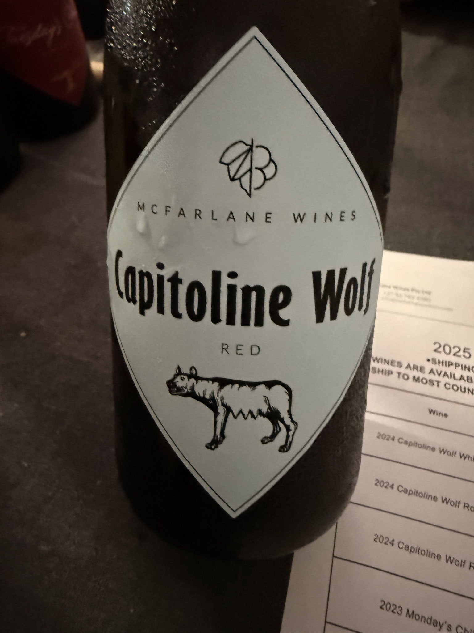 Red 2024, Cinsault en Grenache(8%) 10 Barrels, 3 Cinsault locaties(Breedkloof, Darling & Stellenbosch), met voeten treden. 10 Dagen gisting, Malo, 9m oude franse grote barrels. Voor botteling klein beetje toevoeging Grenache.