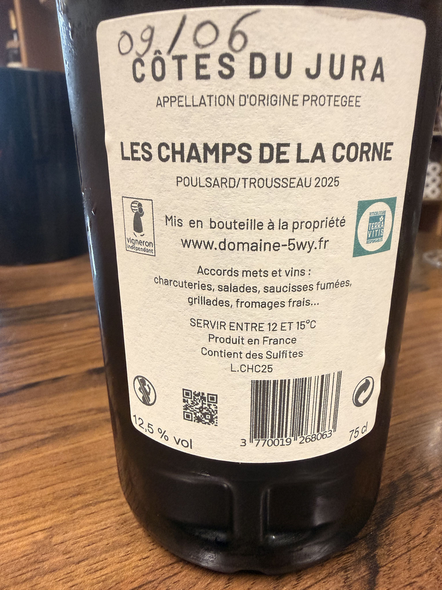 traditionele gisting poulsard en trousseau