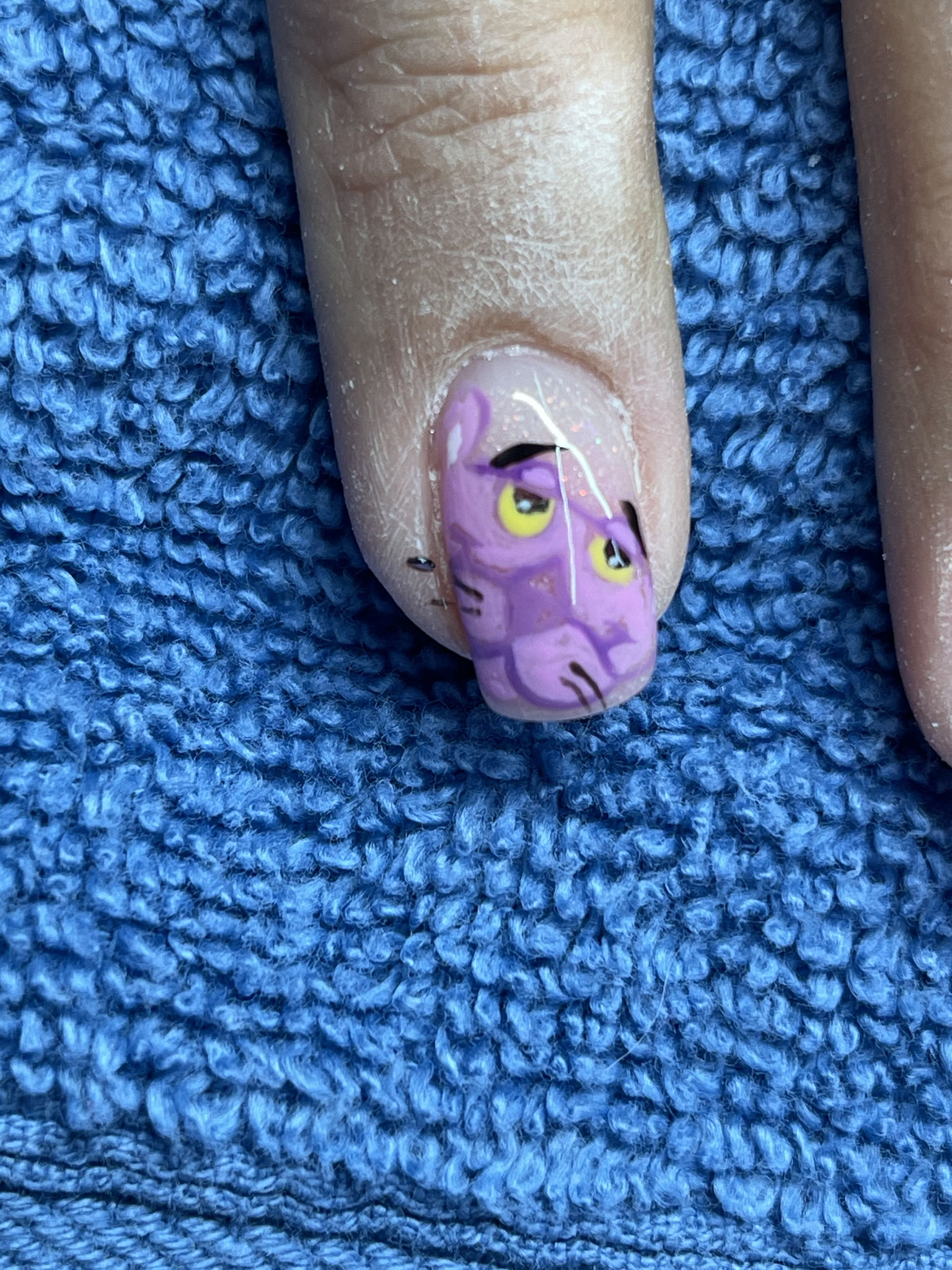 Handgemalte Nailart