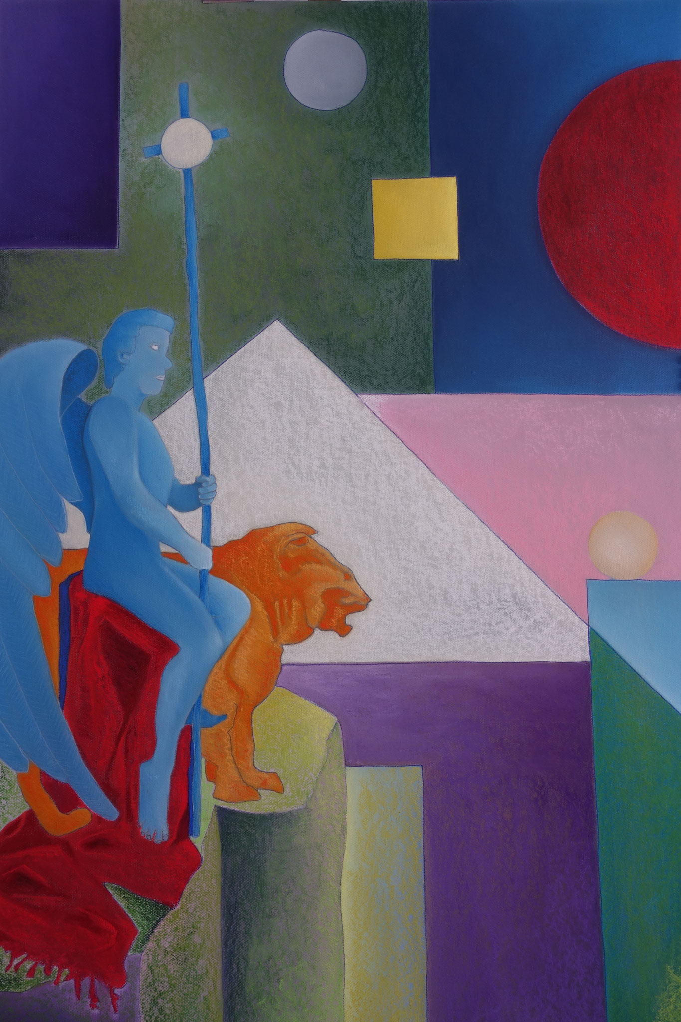 L'évangile du Lion, 80x120, 3000 €