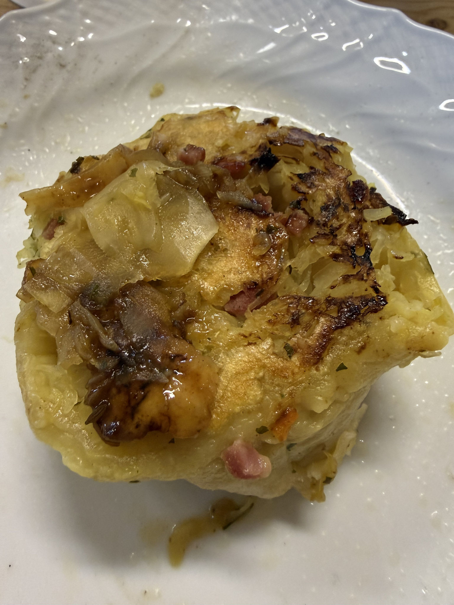 Sehr leckerer Krautkrapfen