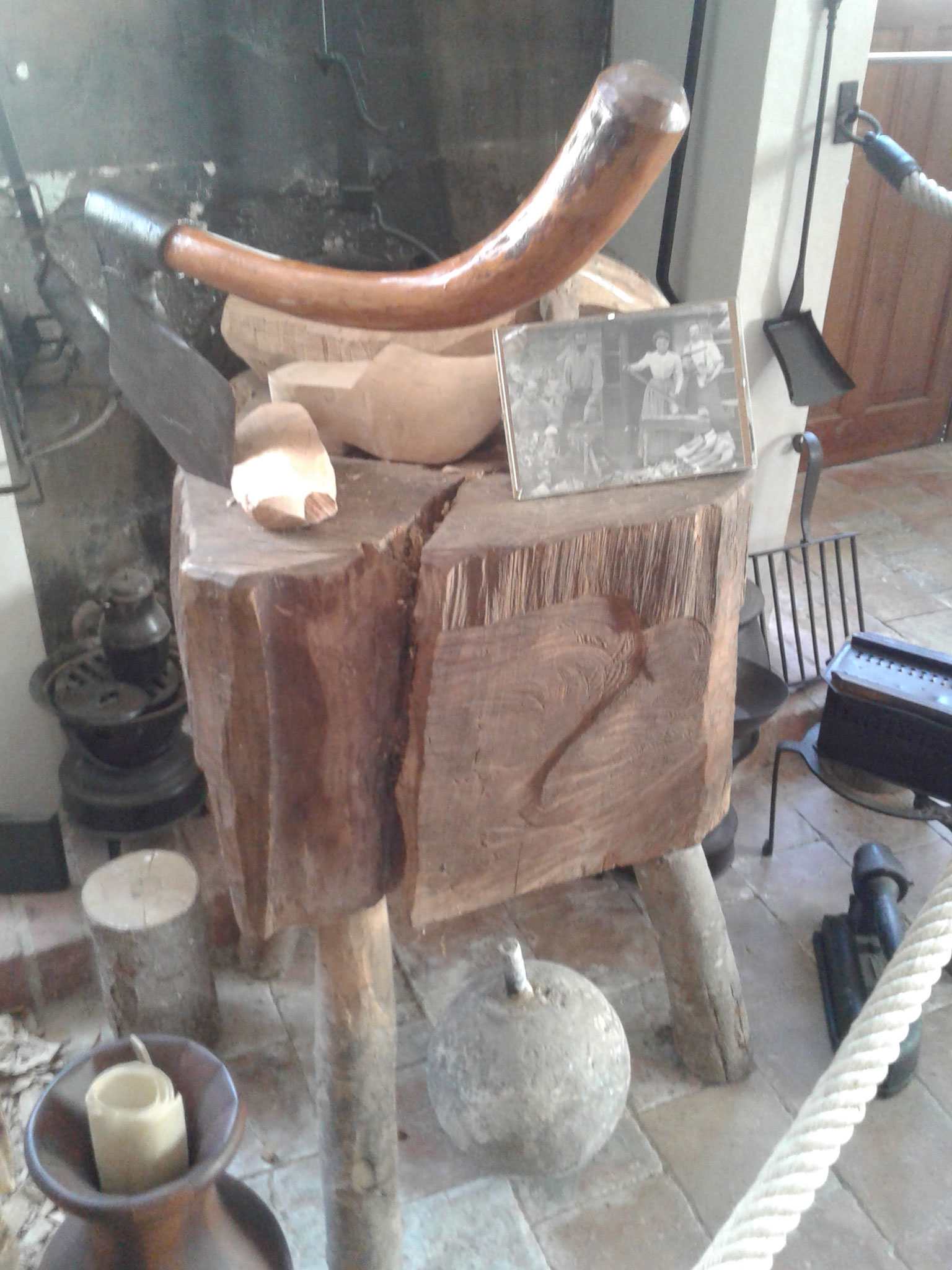 paroir (outil de fabrication du sabot) - - Maison du Sabot