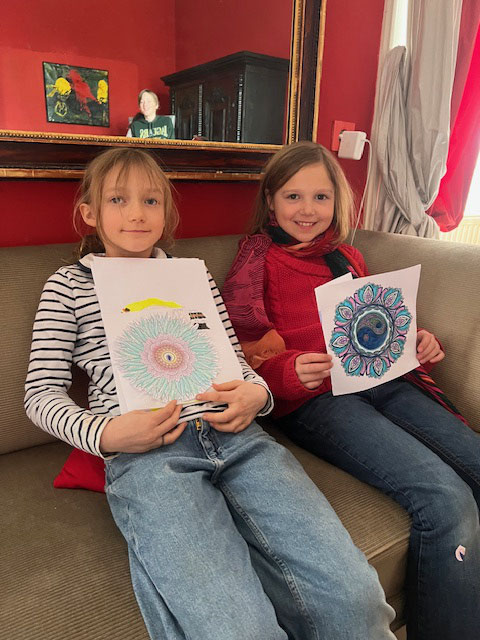 Sooo schöne Mandalas von Violeta und Cecilia.