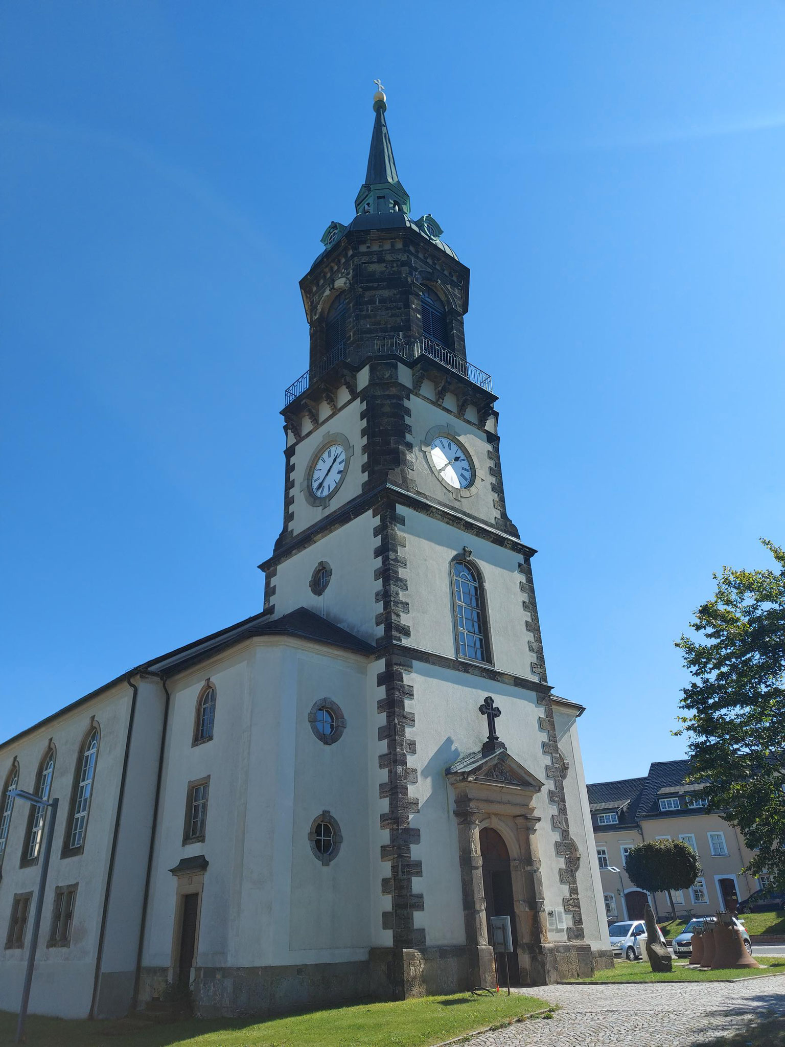 Frauensteiner Stadtkirche - wir starten ...